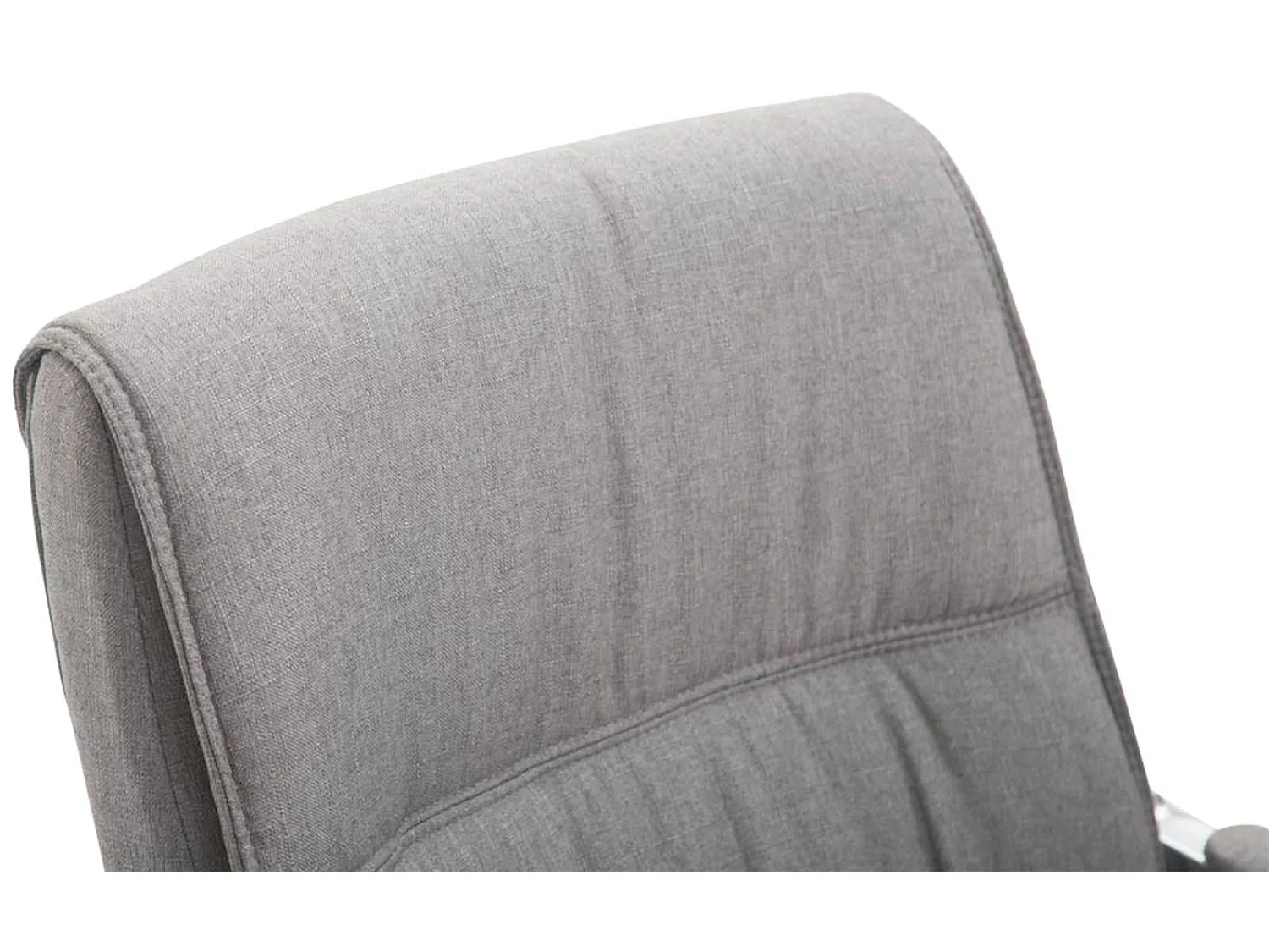 Lot de 2  chaises oscillantes - Tissu & Nature - Gris - XXL Anubis