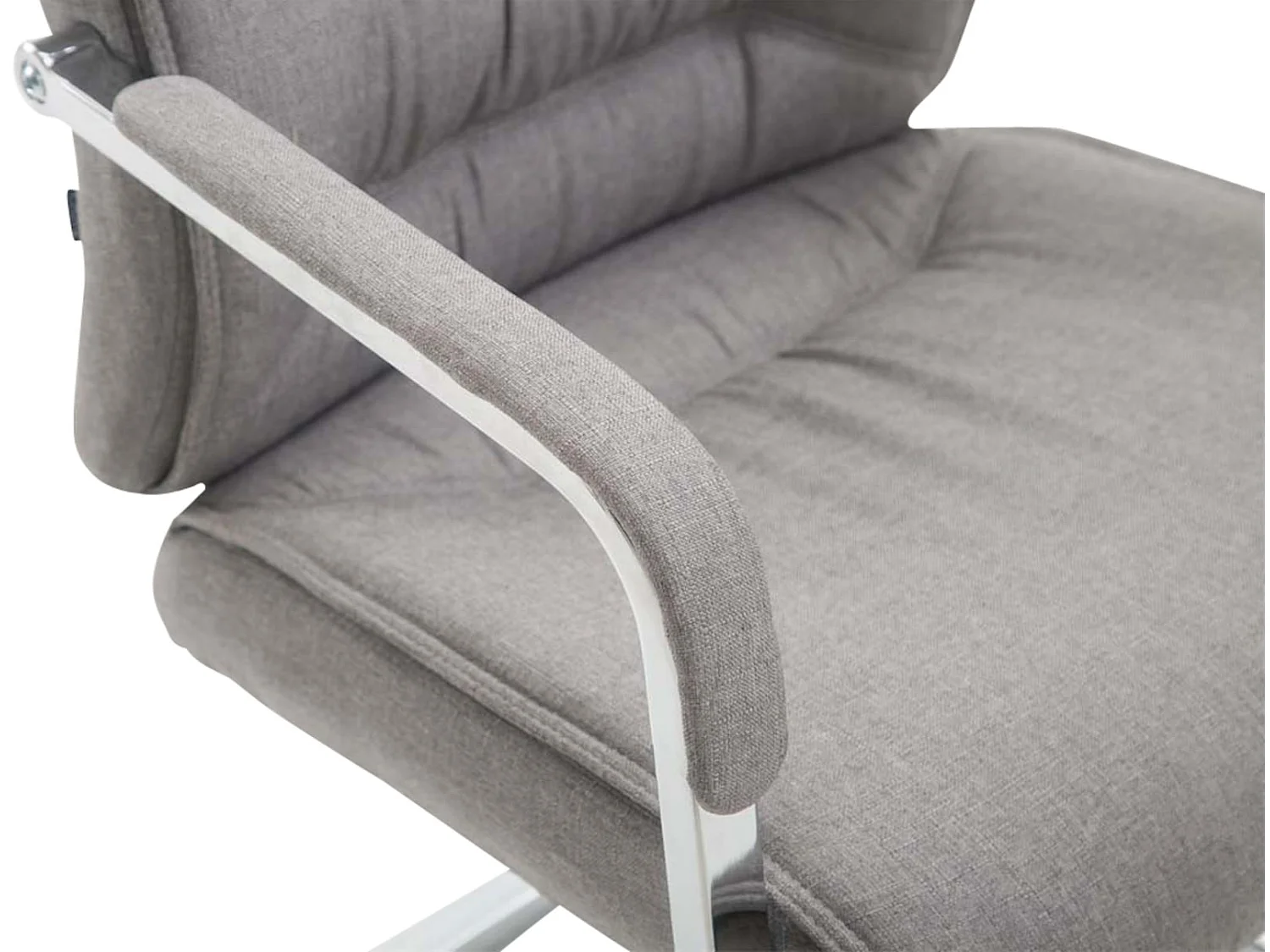 Lot de 2  chaises oscillantes - Tissu & Nature - Gris - XXL Anubis