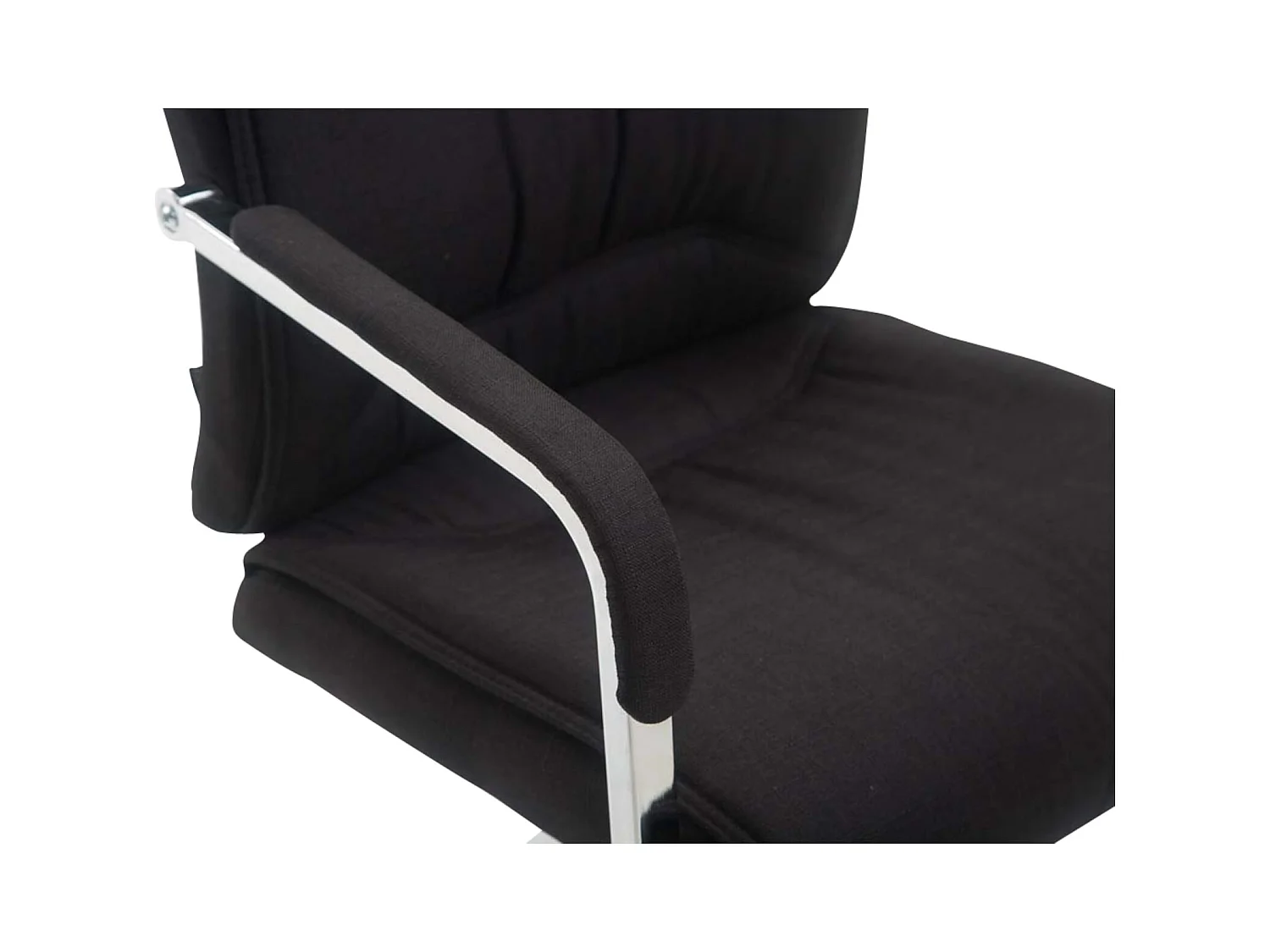Lot de 2  chaises oscillantes - Tissu & Nature - Noir - XXL Anubis