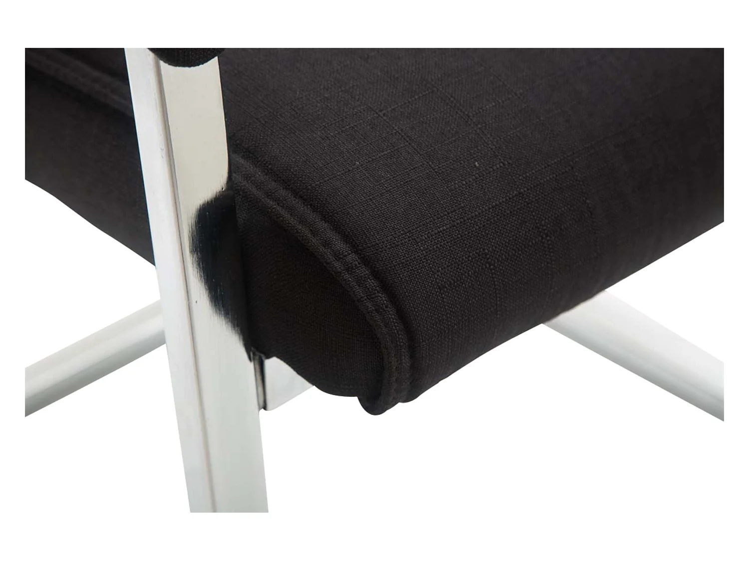 Lot de 2  chaises oscillantes - Tissu & Nature - Noir - XXL Anubis