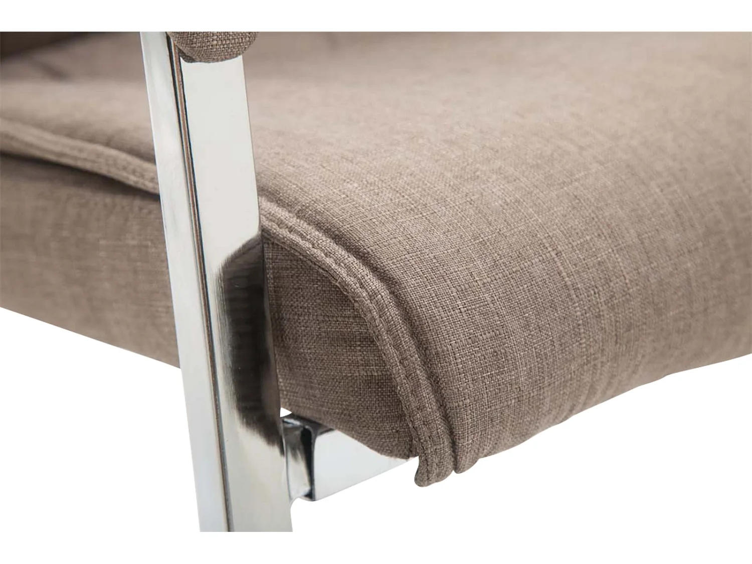 Lot de 2  chaises oscillantes - Tissu & Nature - Taupe - XXL Anubis