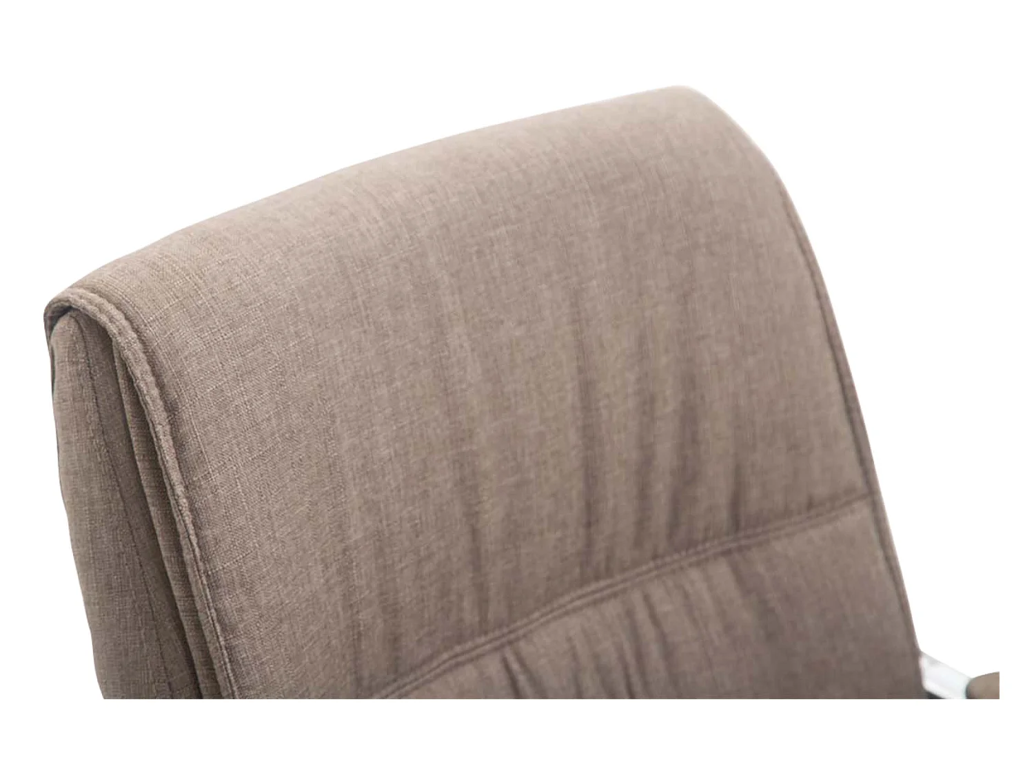 Lot de 2  chaises oscillantes - Tissu & Nature - Taupe - XXL Anubis