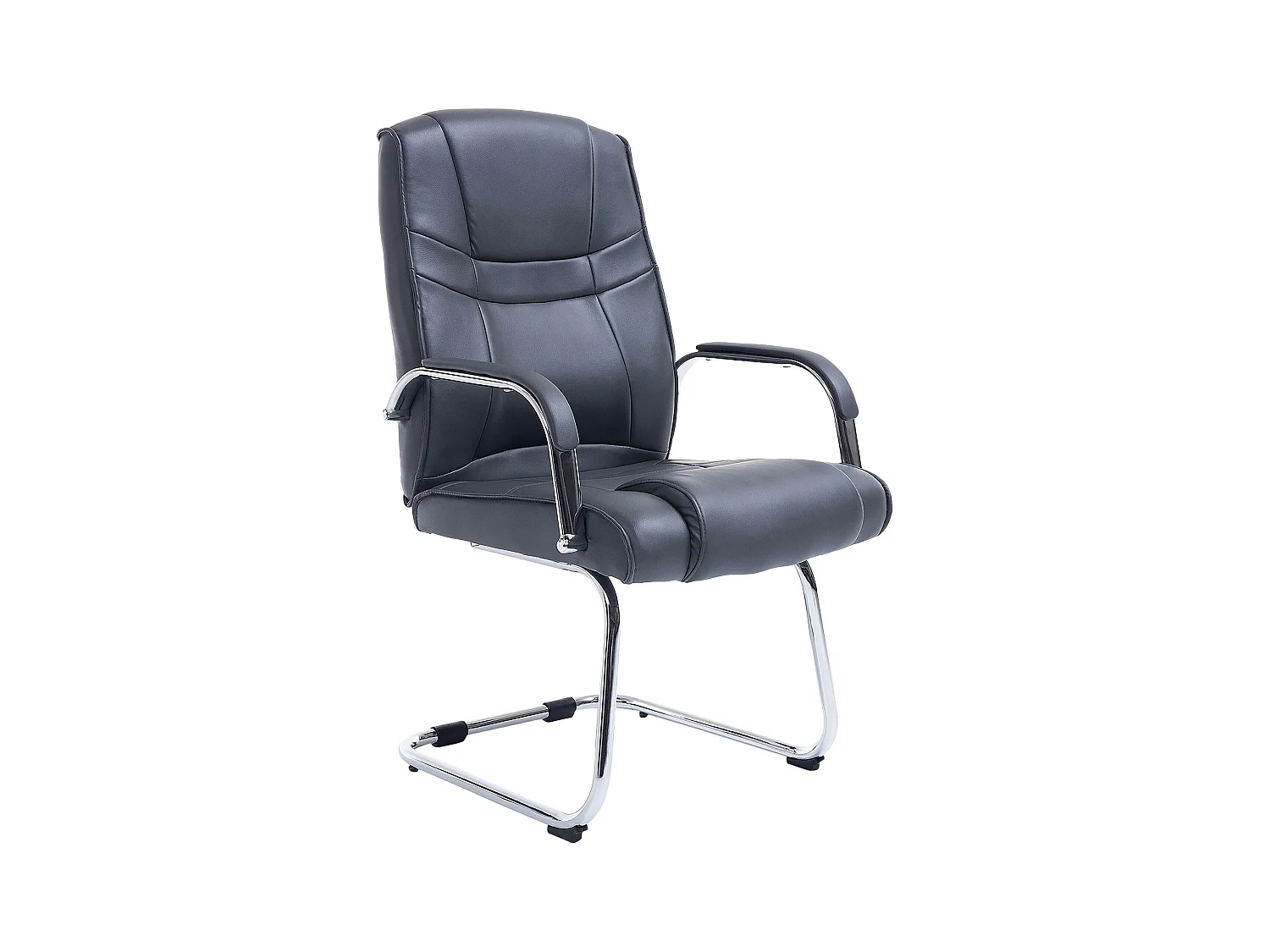 chaises oscillantes - Similicuir & Acier inoxydable - Gris - Attila