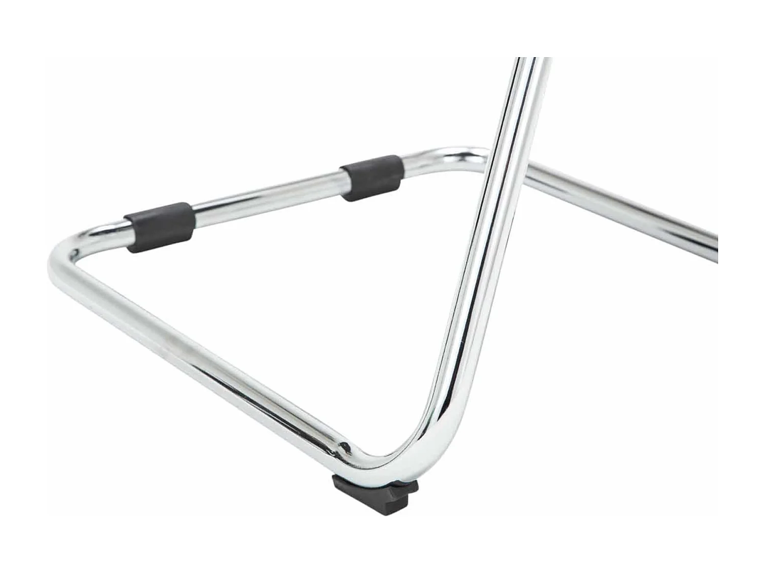 Lot de 2  chaises oscillantes - Tissu & Noir - Gris - Eureka