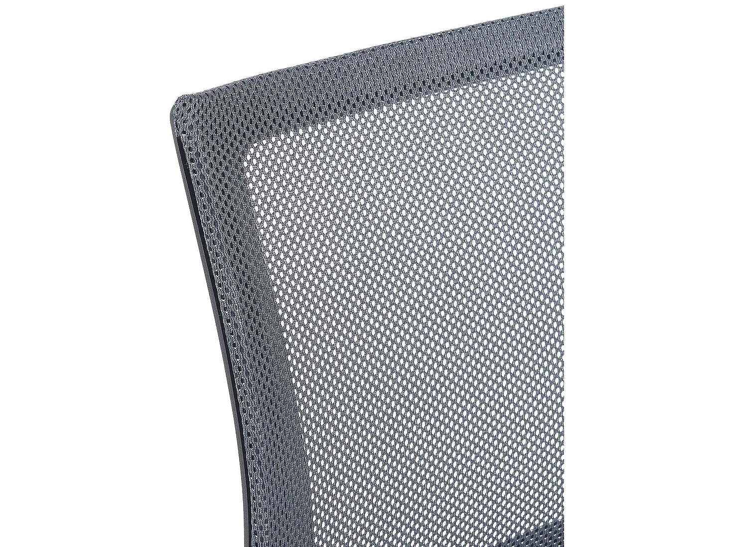 Lot de 2  chaises oscillantes - Tissu & Noir - Gris - Eureka