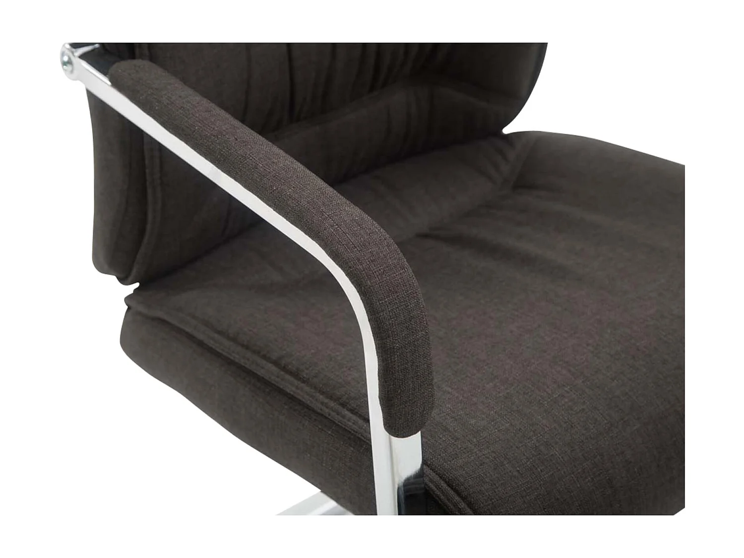 Lot de 2  chaises oscillantes - Tissu & Nature - Gris foncé - XXL Anubis