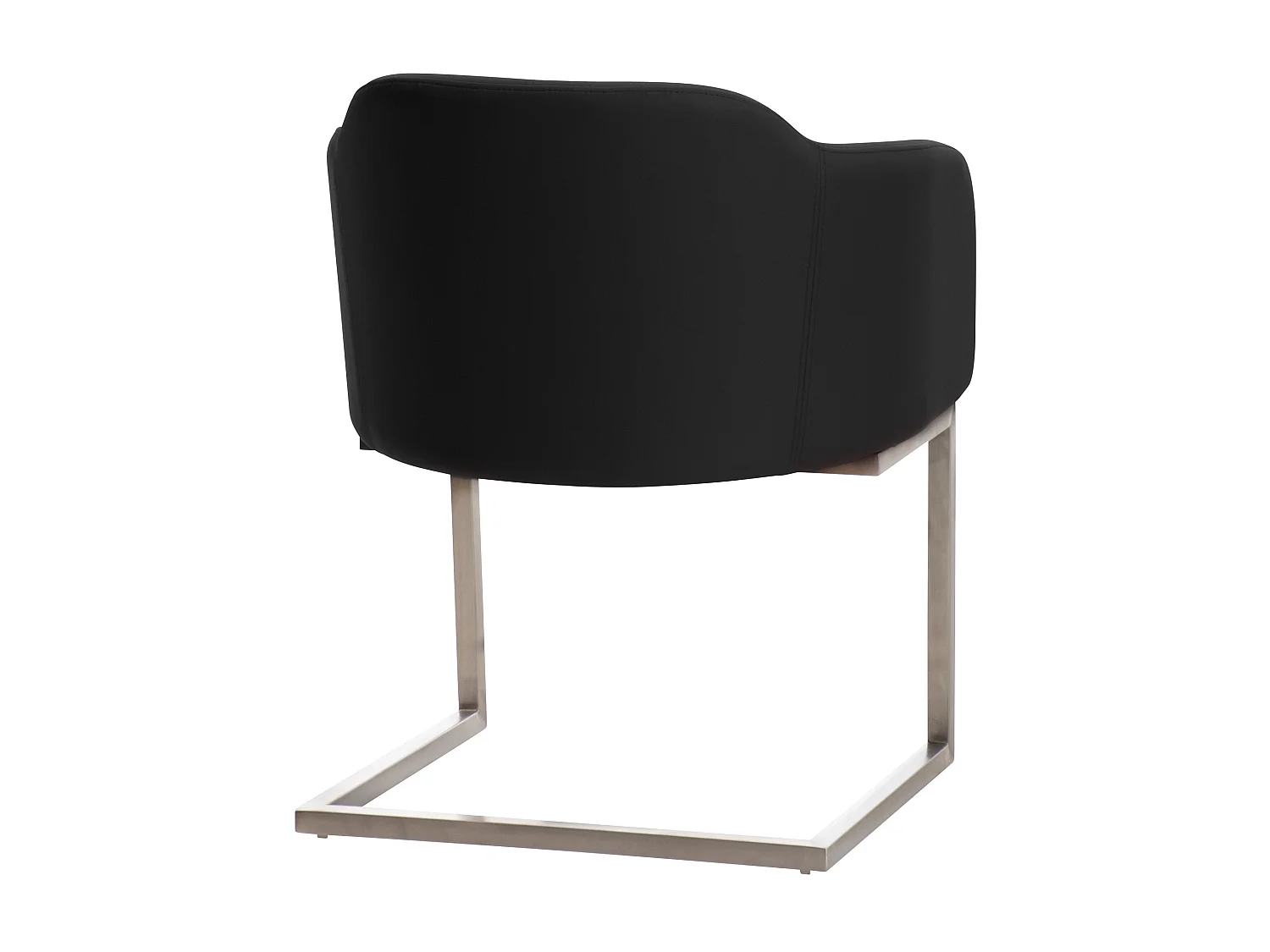 schommelstoelen - Kunstleer - zwart - Magnus