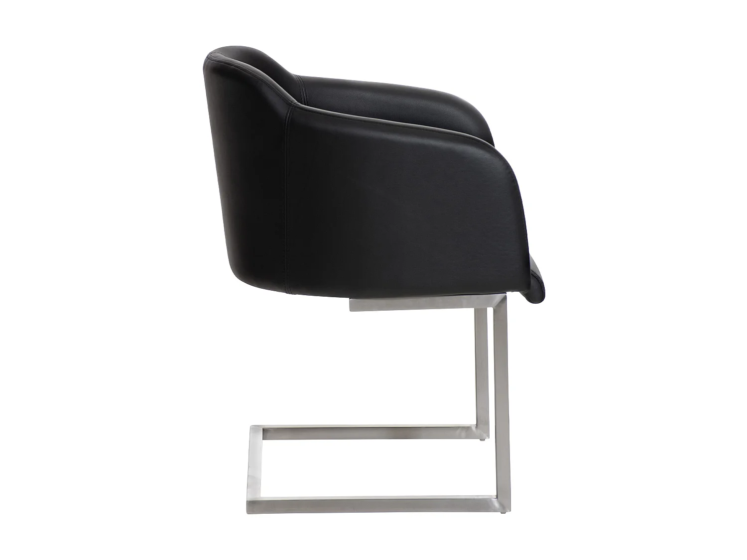 schommelstoelen - Kunstleer - zwart - Magnus