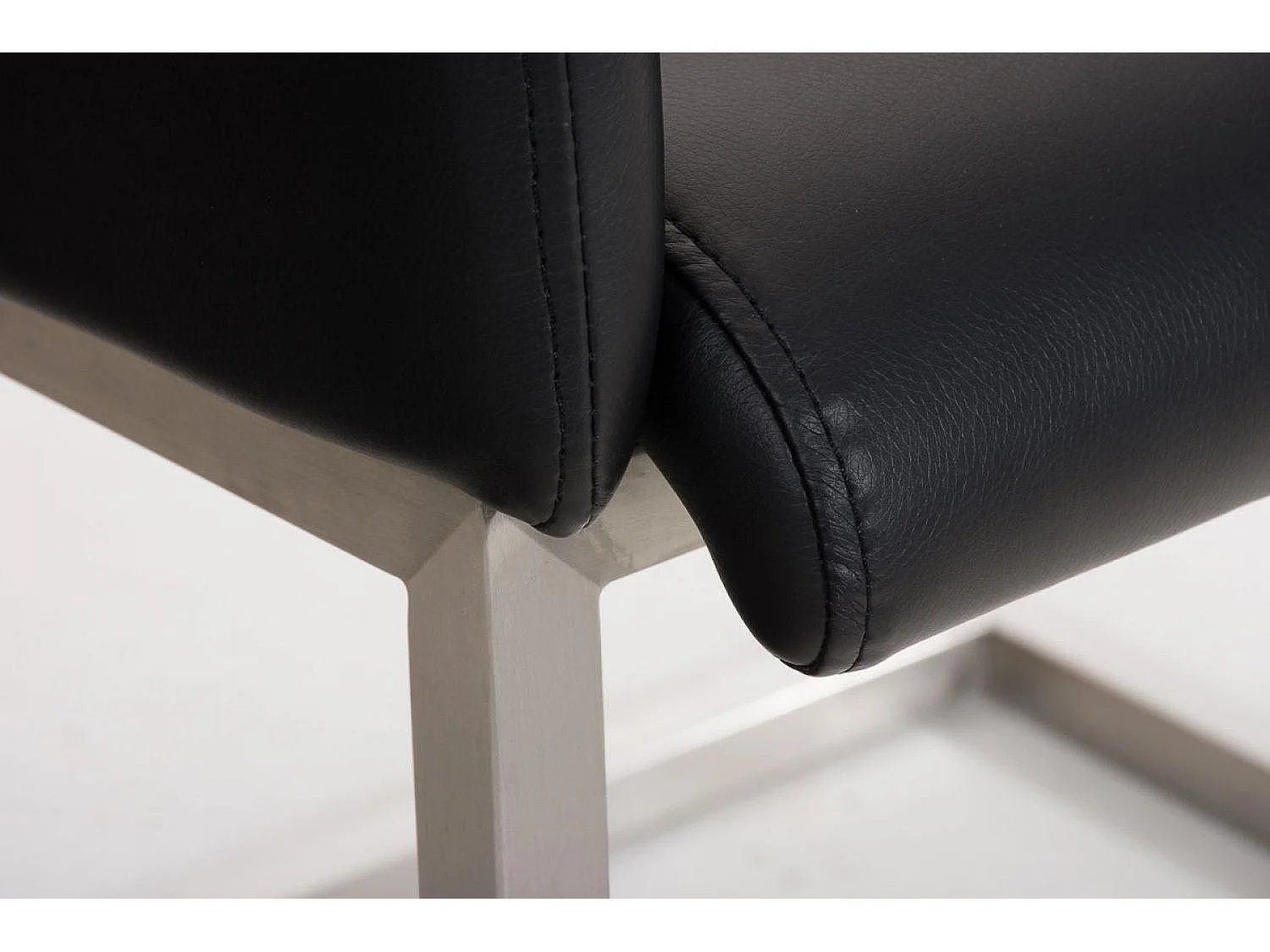 schommelstoelen - Kunstleer - zwart - Magnus