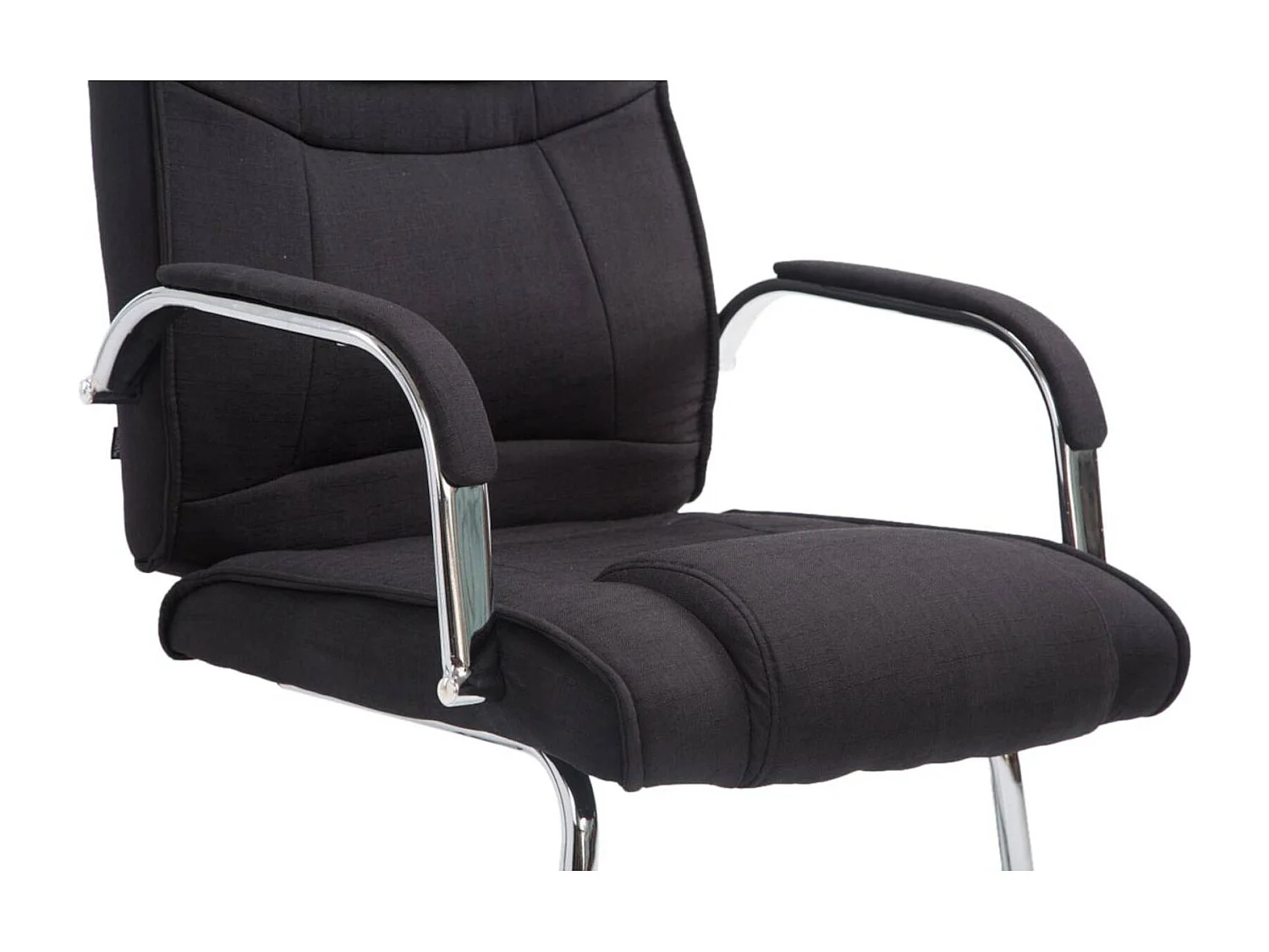 Lot de 2  chaises oscillantes - Tissu & Nature - Noir - Attila
