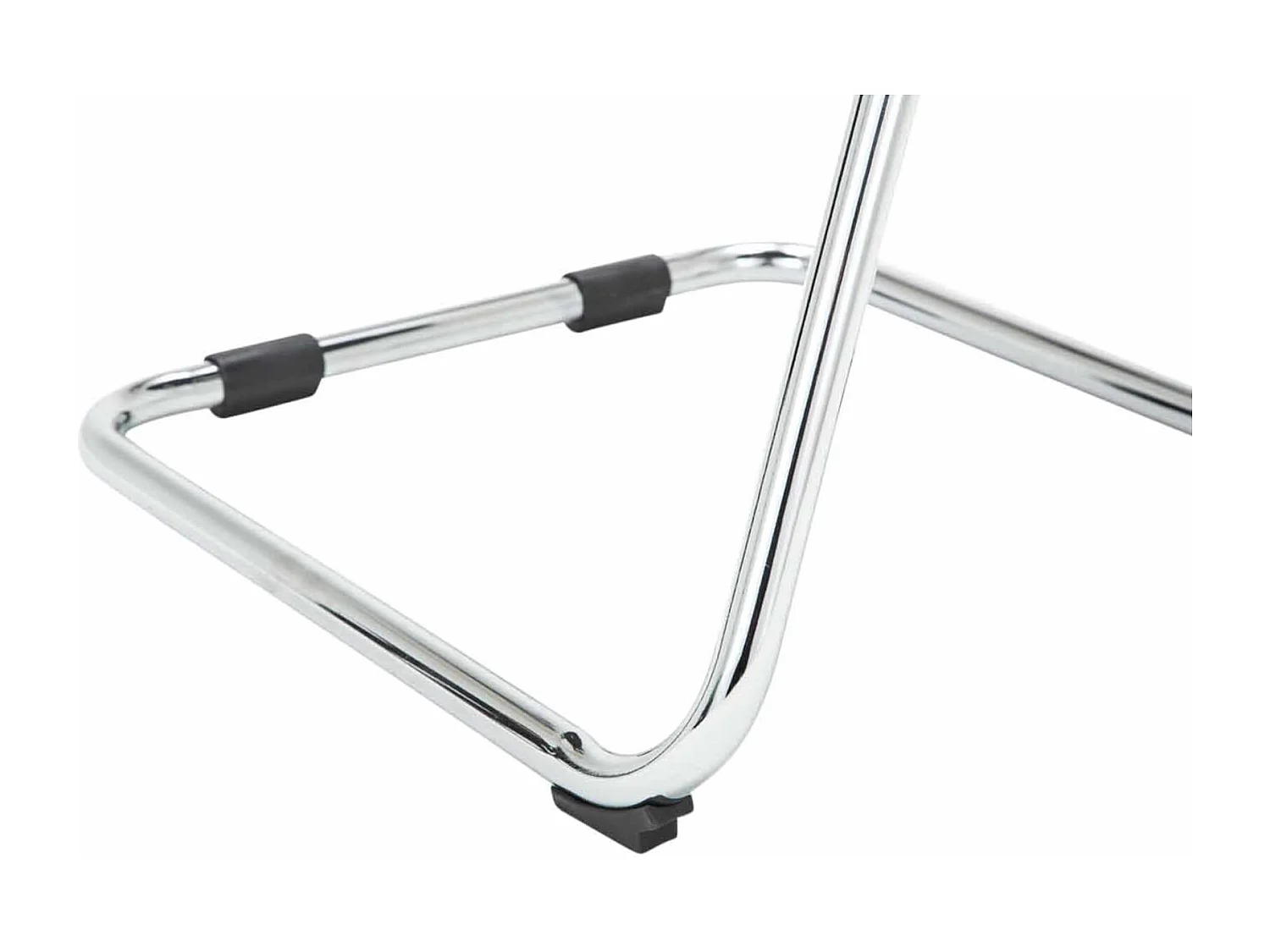 Lot de 2  chaises oscillantes - Tissu & Blanc - Bleu - Eureka