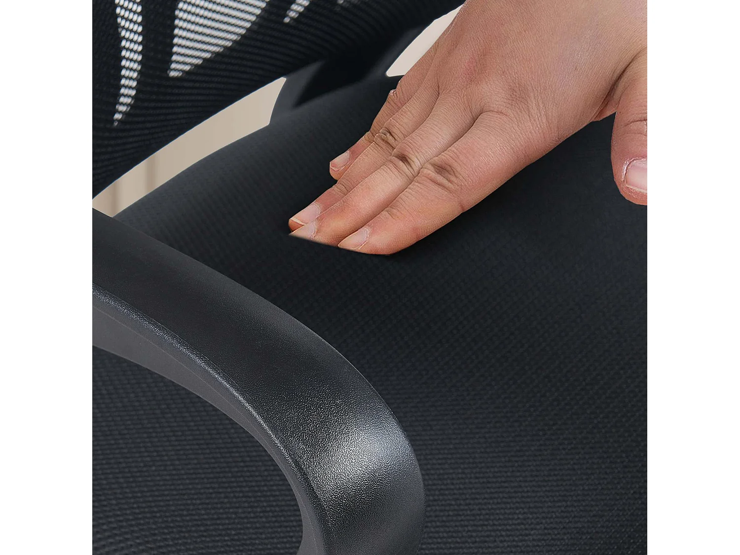 chaises oscillantes - Tissu & Noir - Noir - Eureka