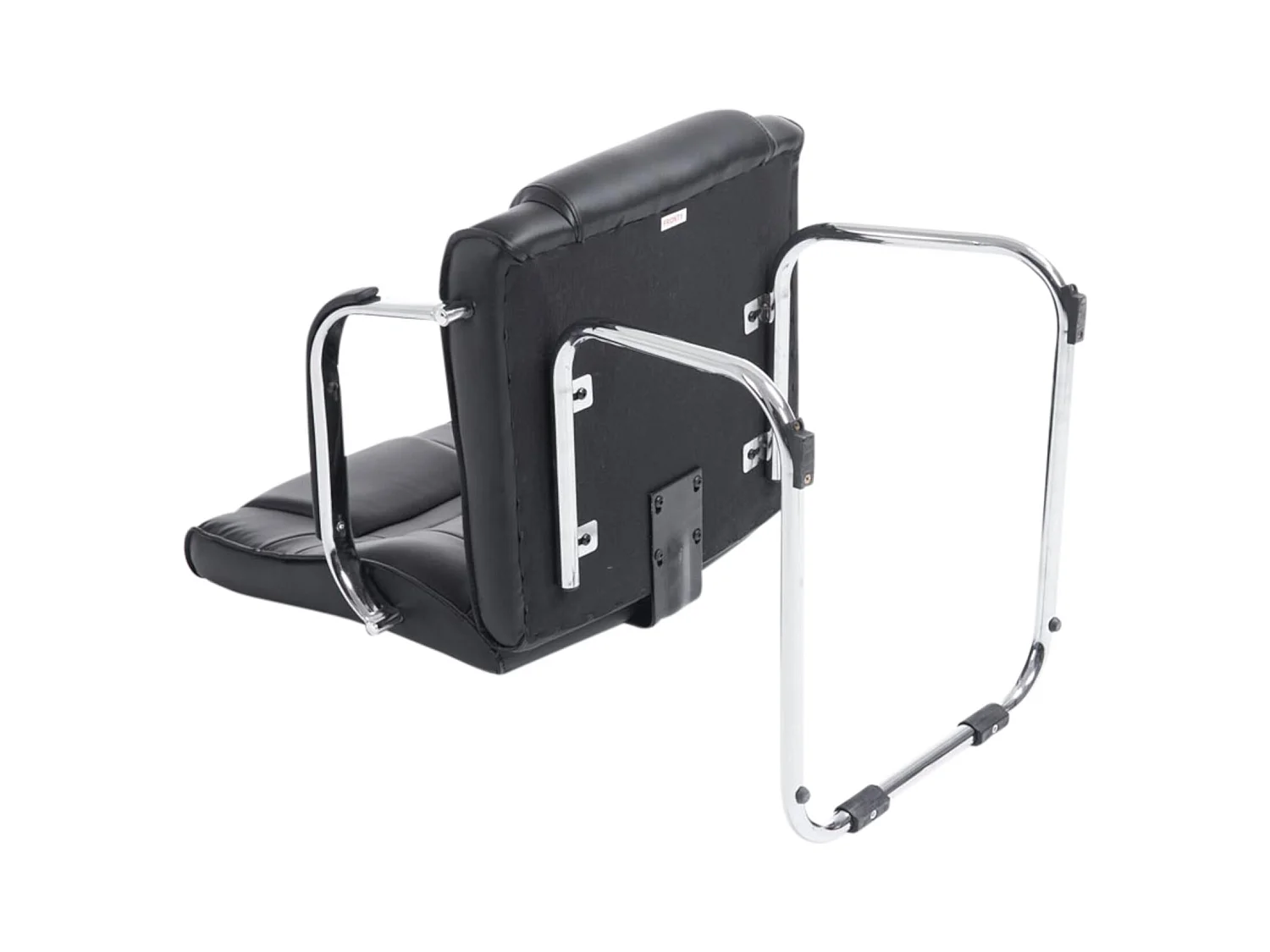 Lot de 2  chaises oscillantes - Similicuir & Nature - Noir - Attila