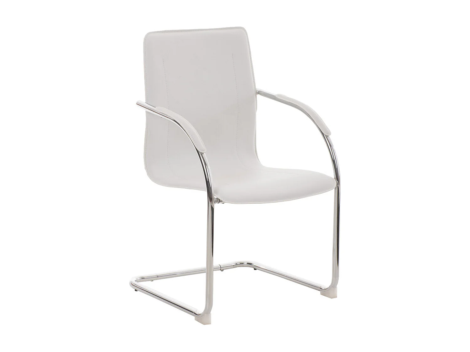 schommelstoelen - Kunstleer & donkerbruin - wit - Melina