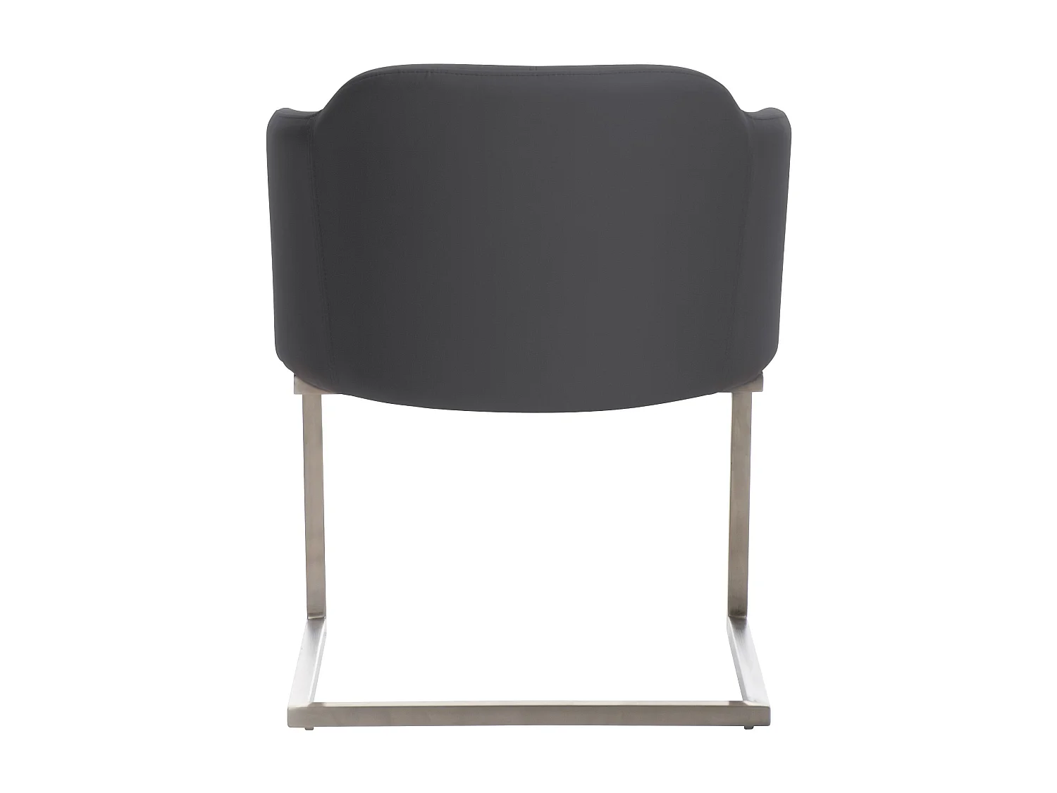 chaises oscillantes - Similicuir - Gris - Magnus