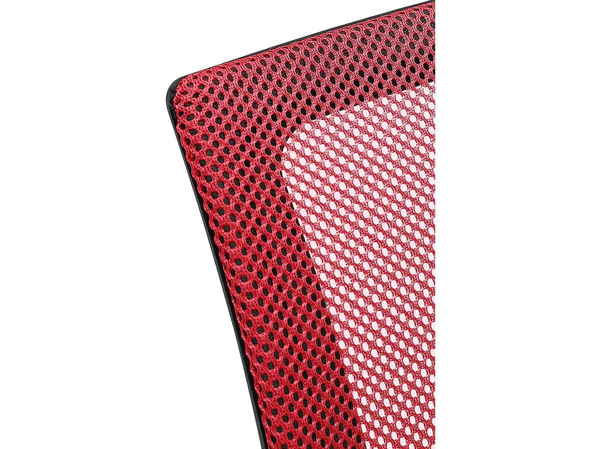 schommelstoelen - Stof & zwart - rood - Eureka