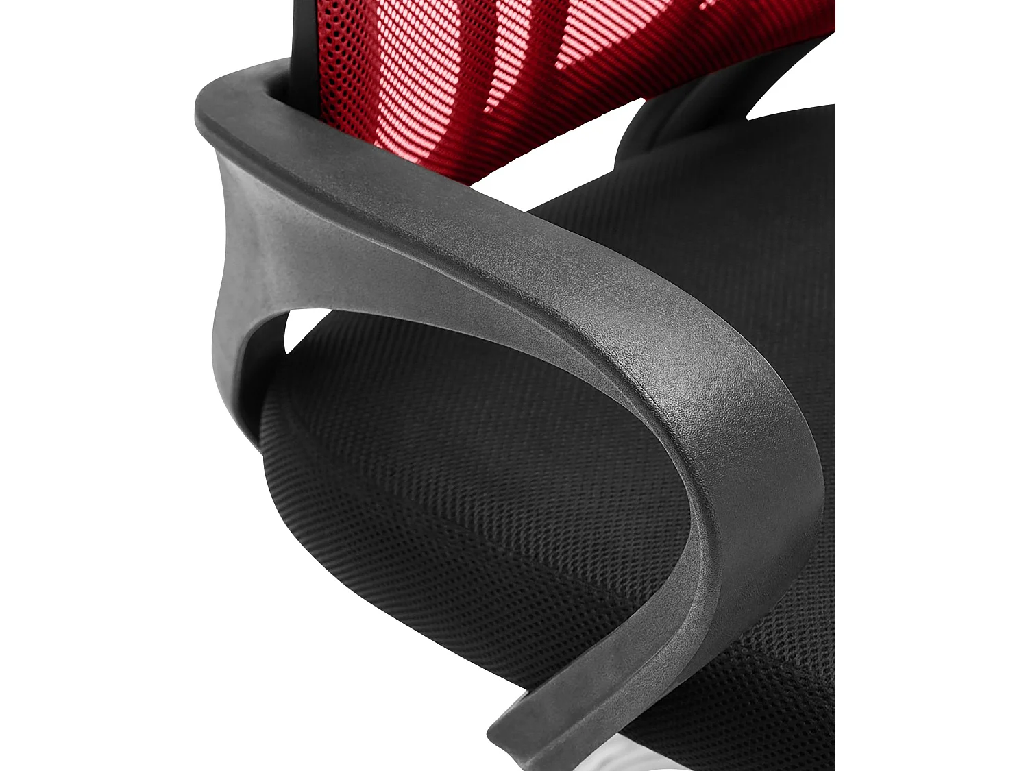 chaises oscillantes - Tissu & Noir - Rouge - Eureka