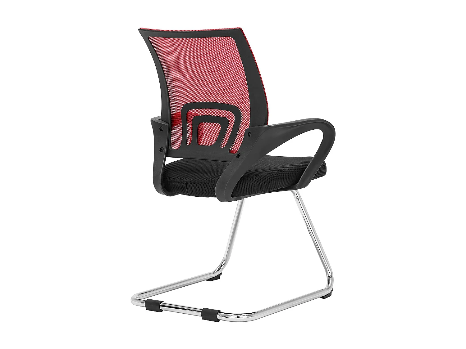 chaises oscillantes - Tissu & Noir - Rouge - Eureka