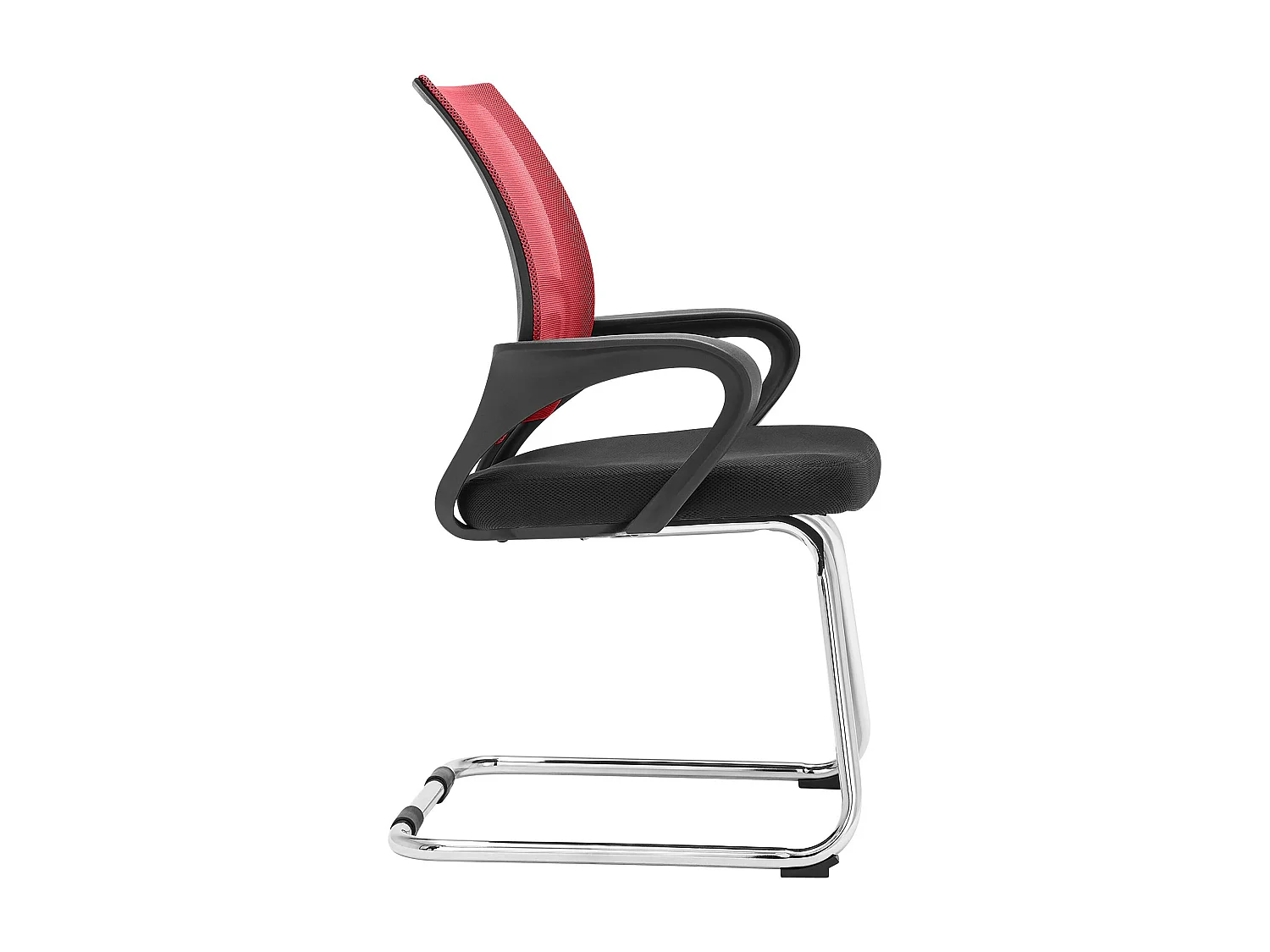 chaises oscillantes - Tissu & Noir - Rouge - Eureka