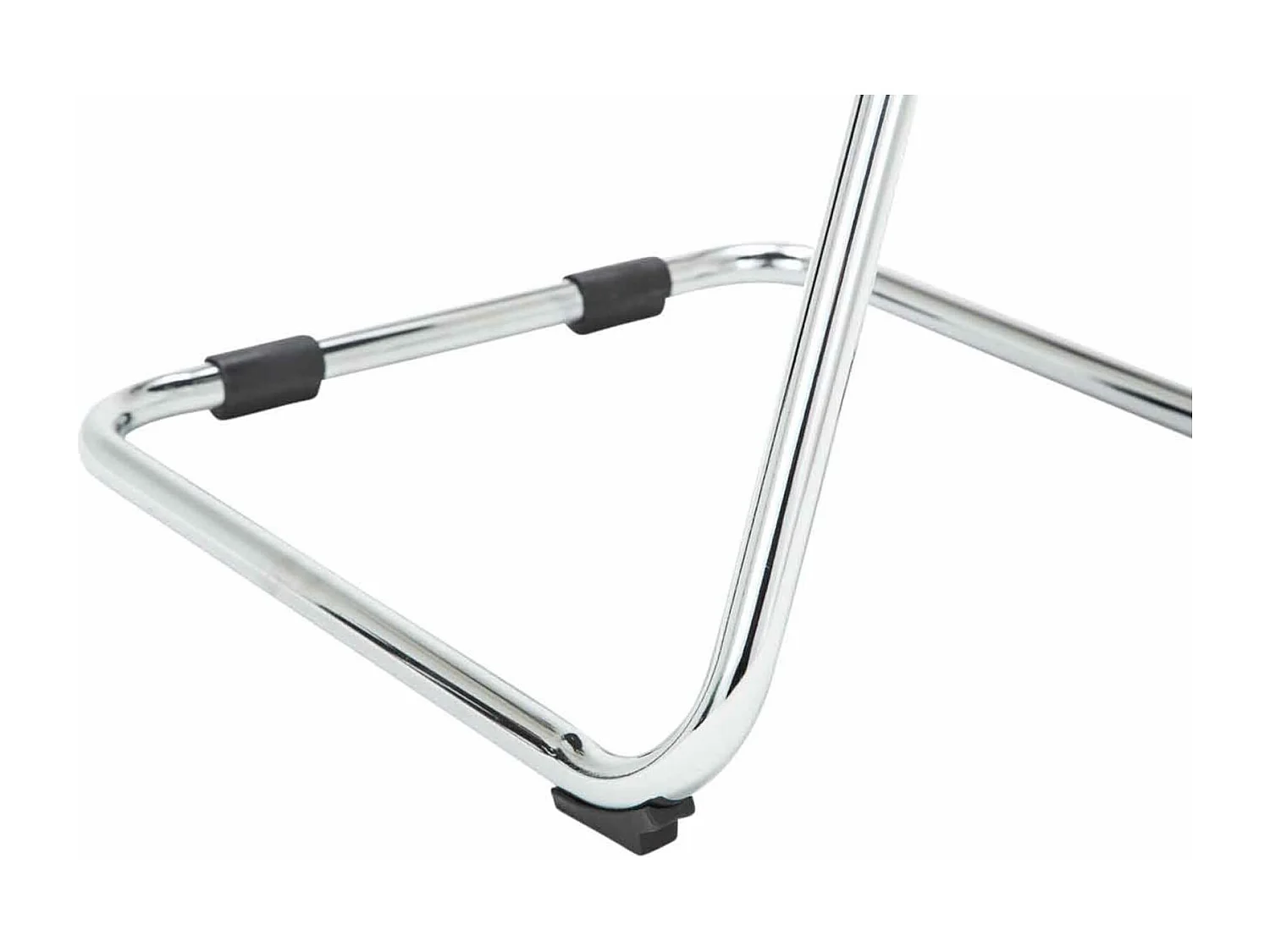 Lot de 2  chaises oscillantes - Tissu & Noir - Noir - Eureka