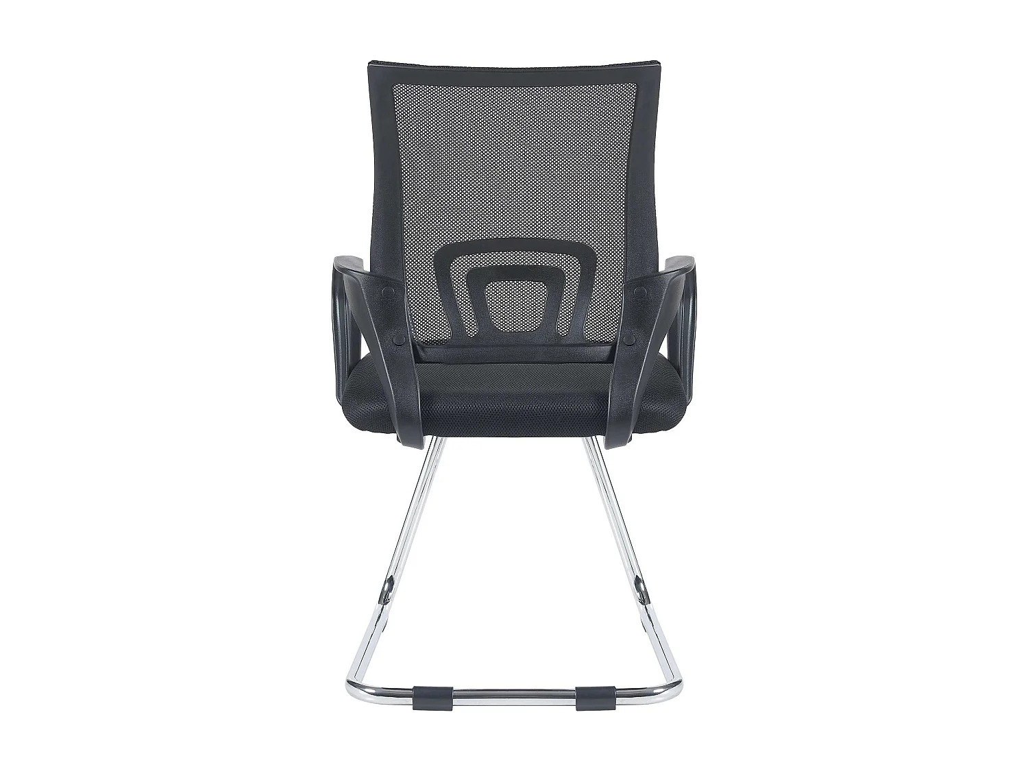 Lot de 2  chaises oscillantes - Tissu & Noir - Noir - Eureka