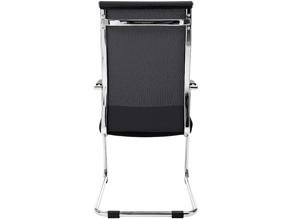 chaises oscillantes - Similicuir & Acier inoxydable - Noir - Brenda