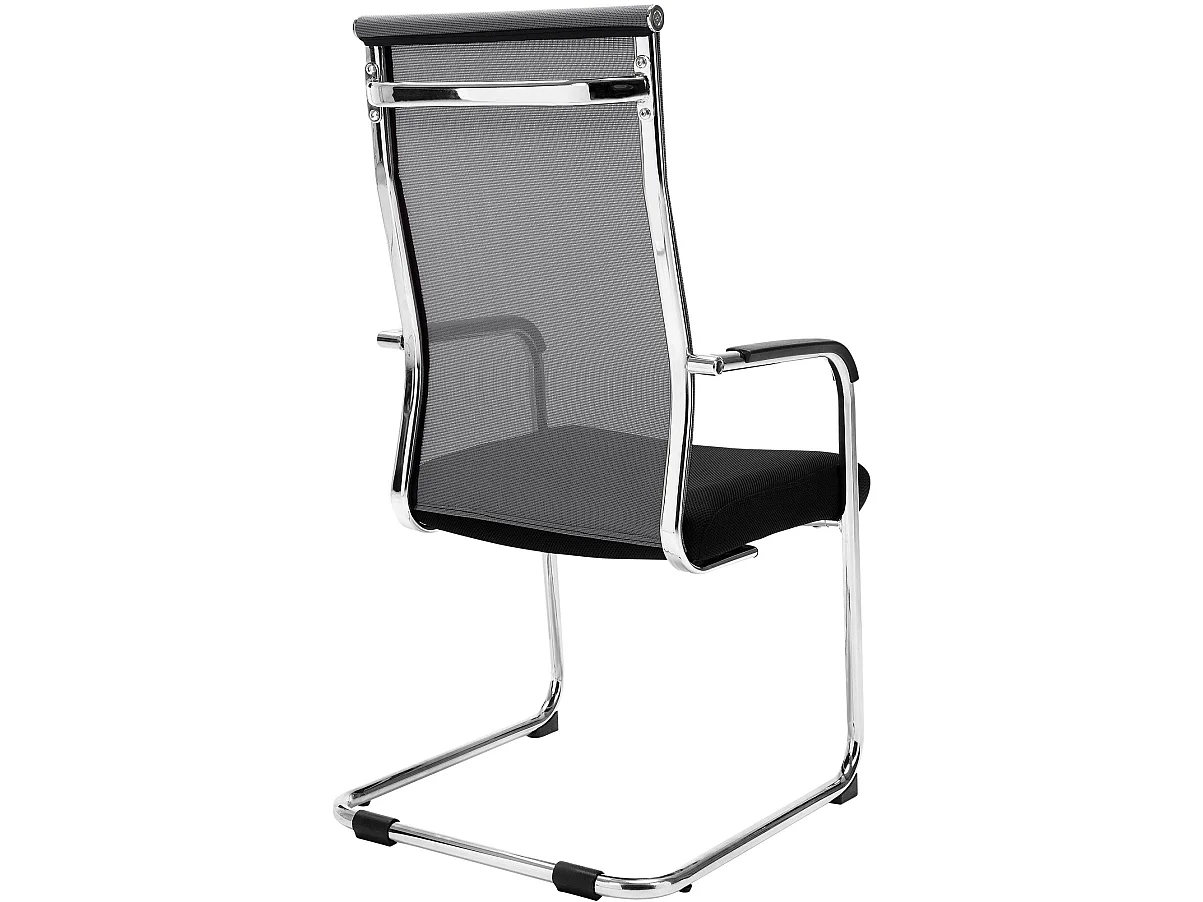 chaises oscillantes - Similicuir & Acier inoxydable - Gris - Brenda