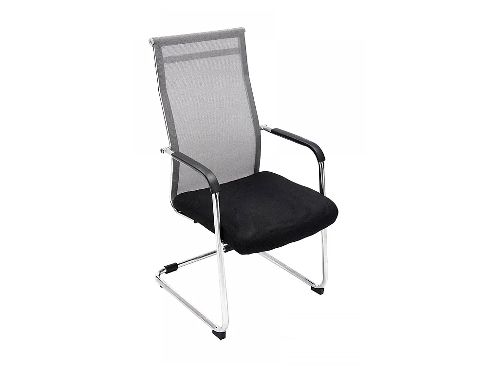 chaises oscillantes - Similicuir & Acier inoxydable - Gris - Brenda