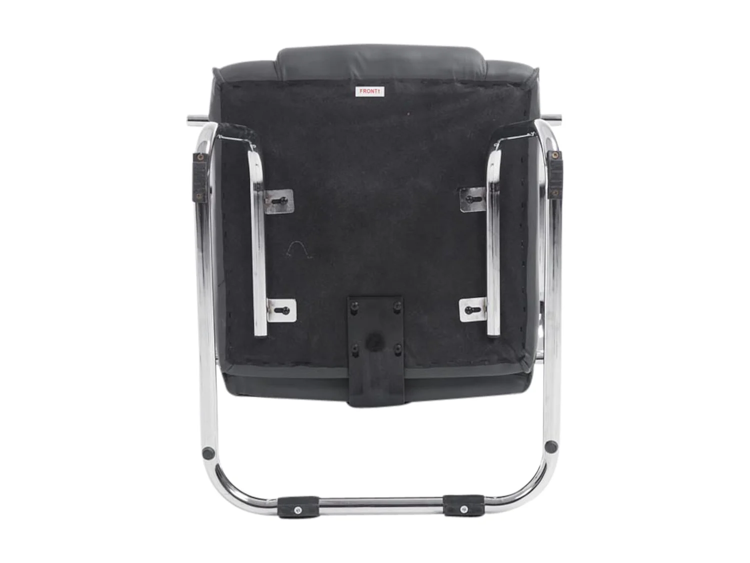 Lot de 2  chaises oscillantes - Similicuir & Nature - Gris - Attila