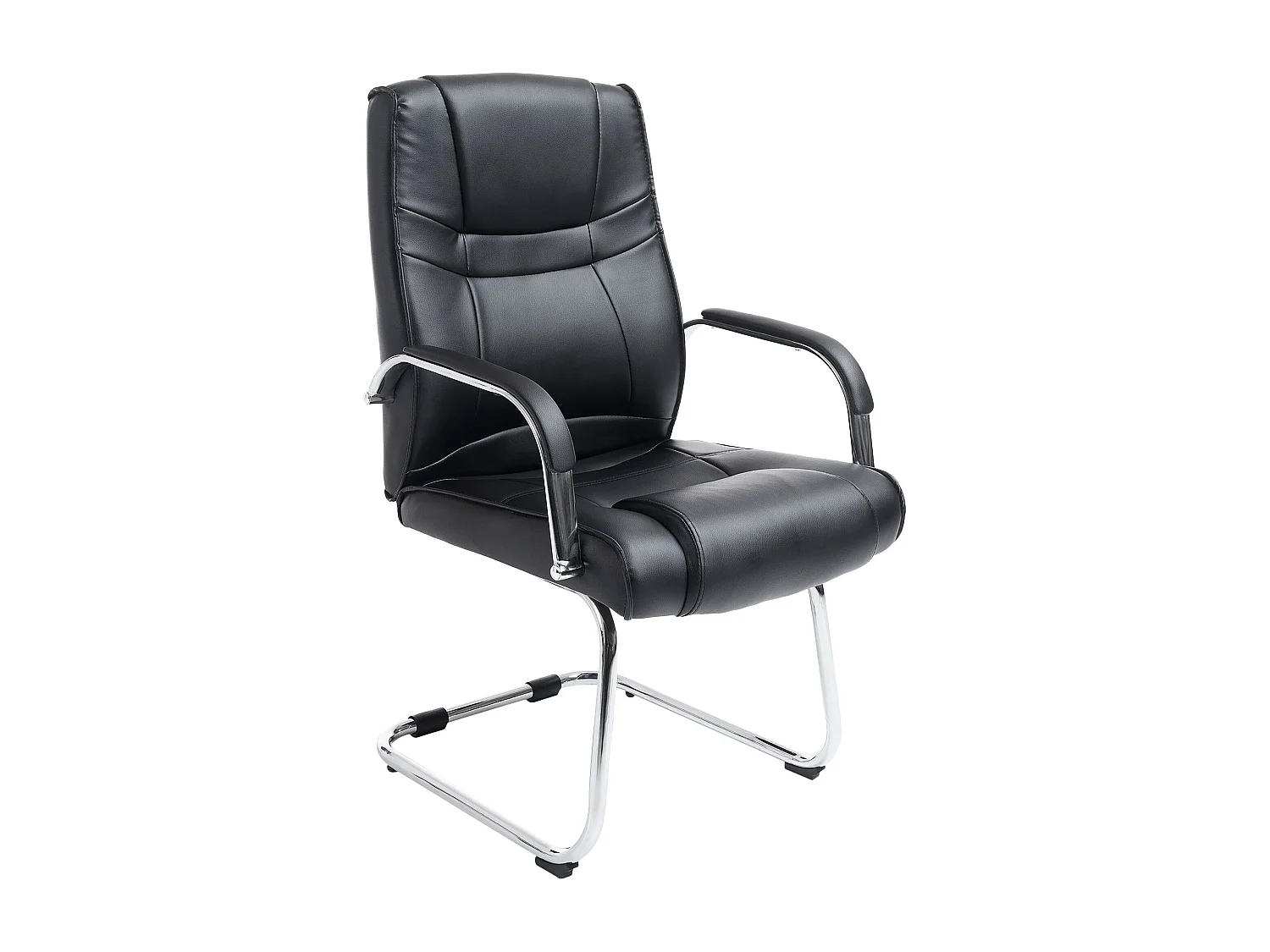 chaises oscillantes - Similicuir & Noir - Noir - Attila