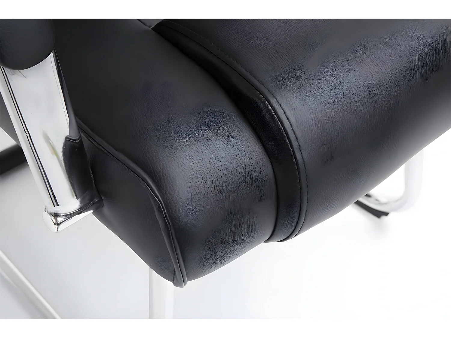 chaises oscillantes - Similicuir & Noir - Noir - Attila