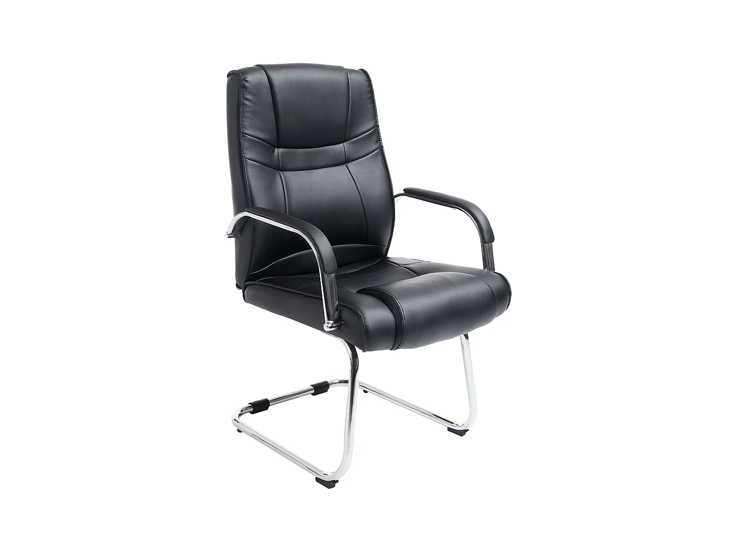 chaises oscillantes - Similicuir & Noir - Noir - Attila
