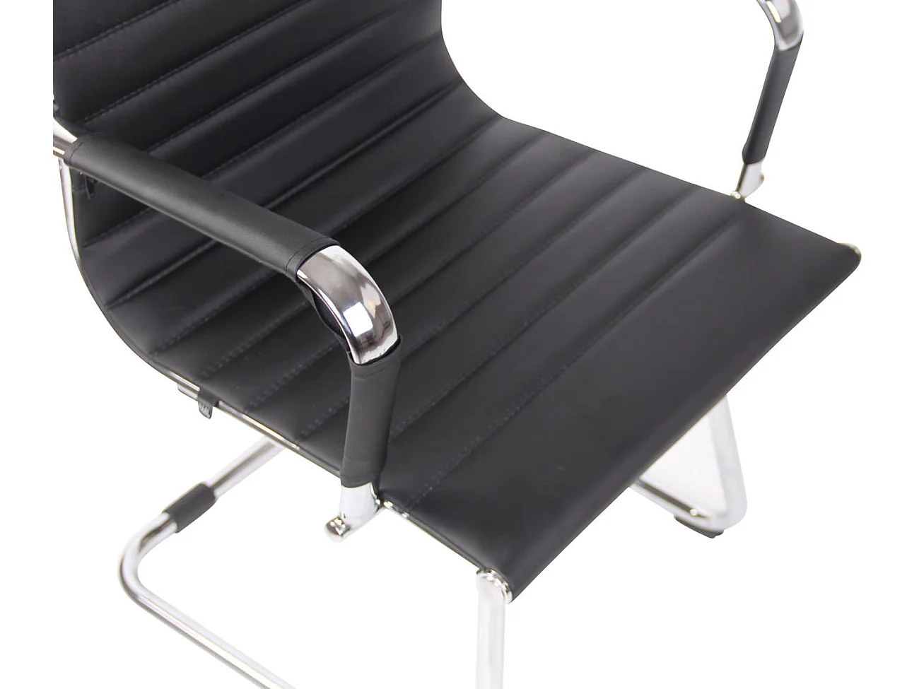 schommelstoelen - Kunstleer - zwart - Balve