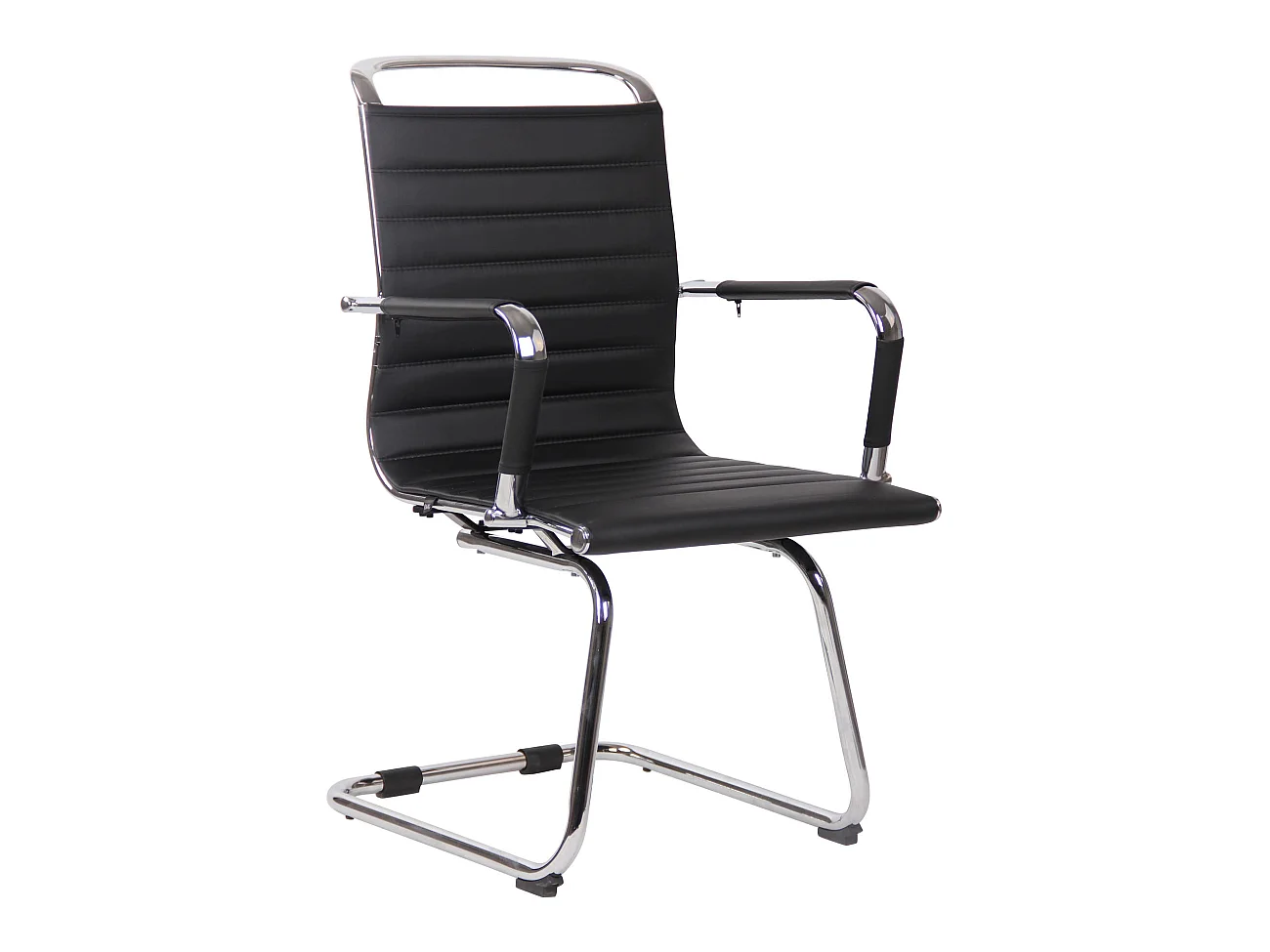 chaises oscillantes - Similicuir - Noir - Balve