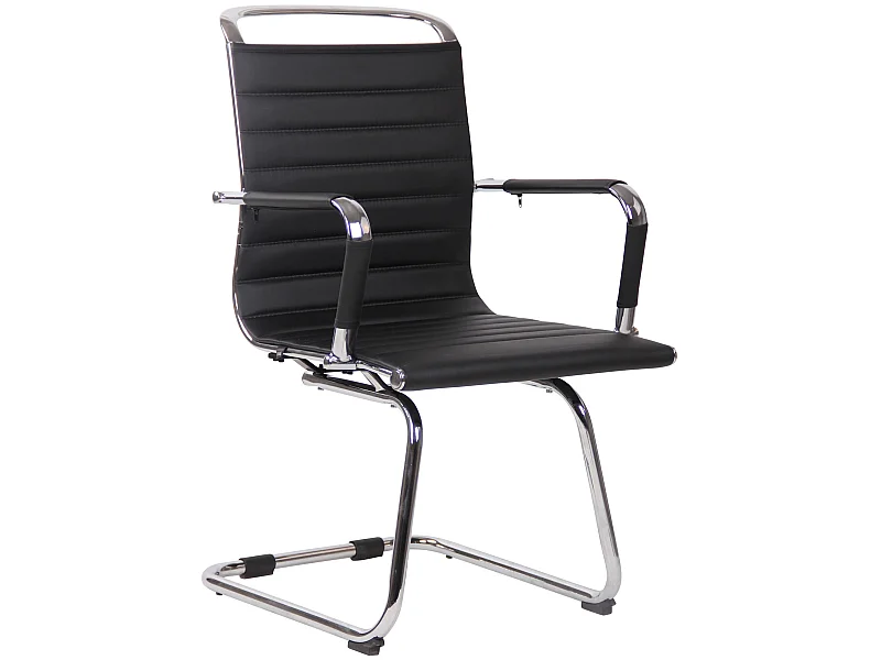 chaises oscillantes - Similicuir - Noir - Balve