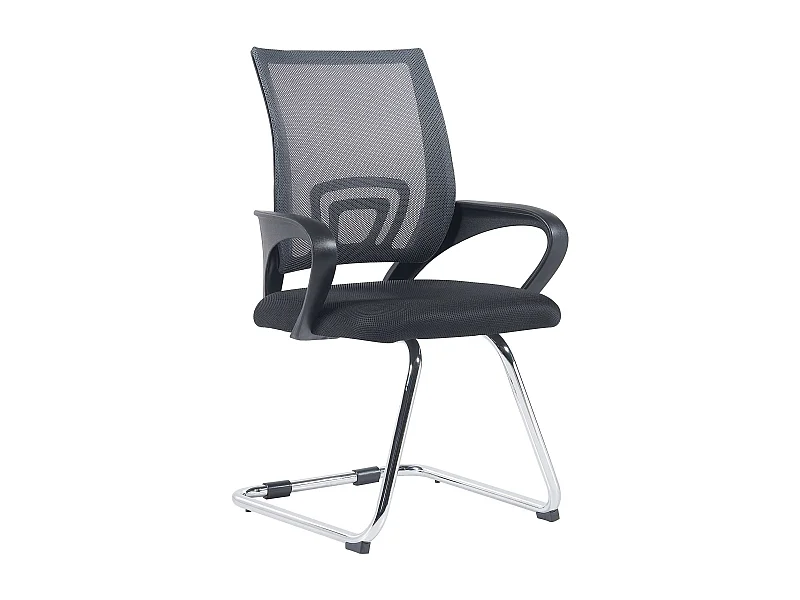 chaises oscillantes - Tissu & Noir - Gris - Eureka