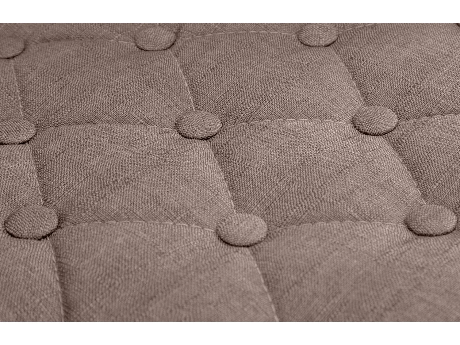 Fauteuil pivotant - Tissu & Métal chromé - Taupe - Dublin