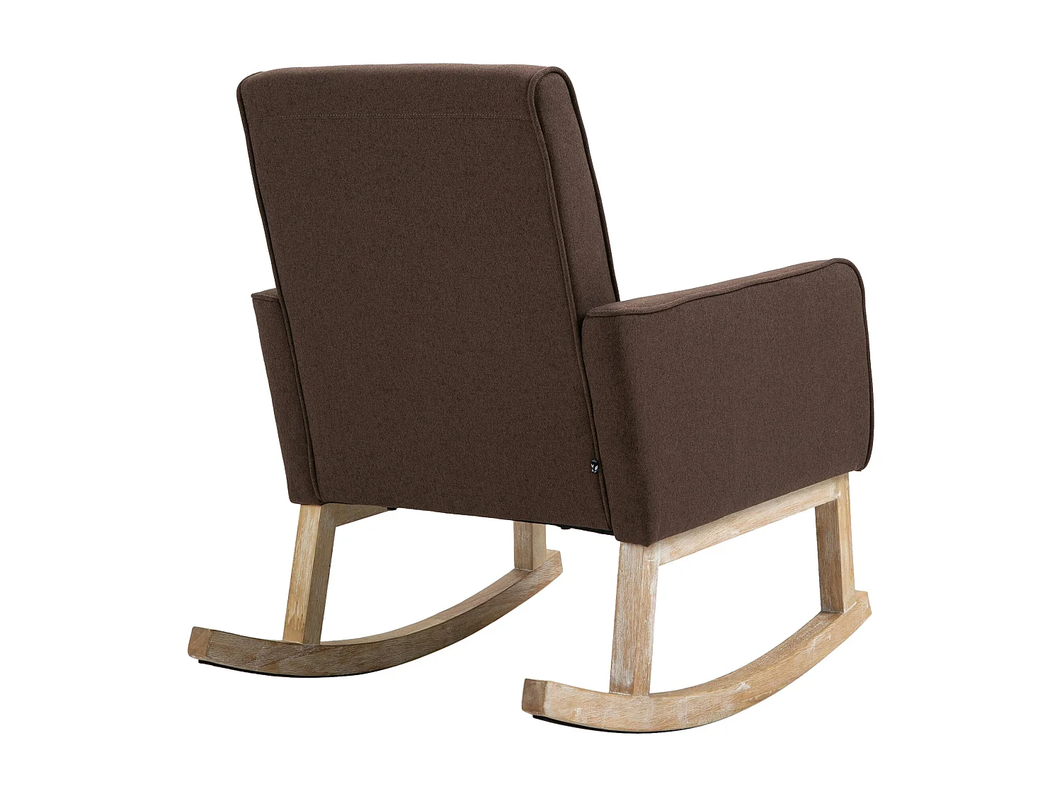 Fauteuil à bascule - Tissu - Marron - Dream