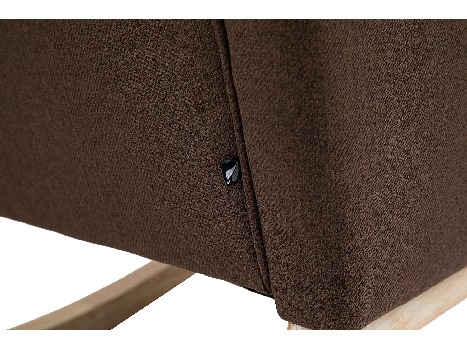 Fauteuil à bascule - Tissu - Marron - Dream