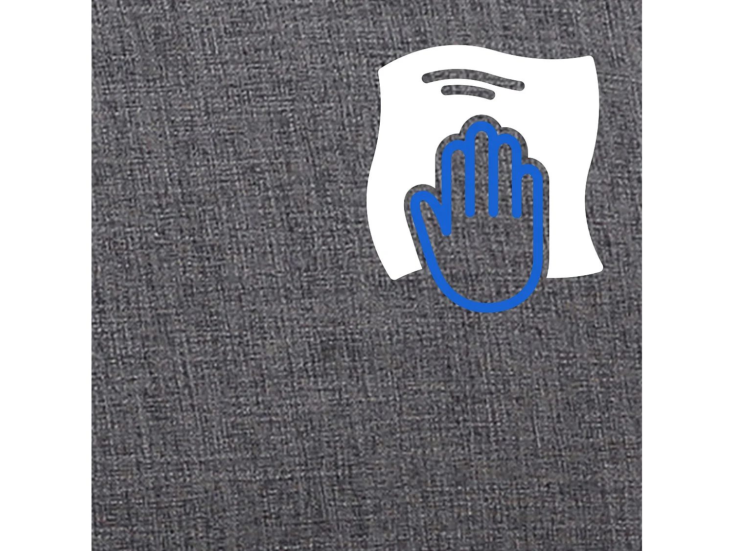 Fauteuil à bascule - Tissu & Nature - Gris clair - Morelia