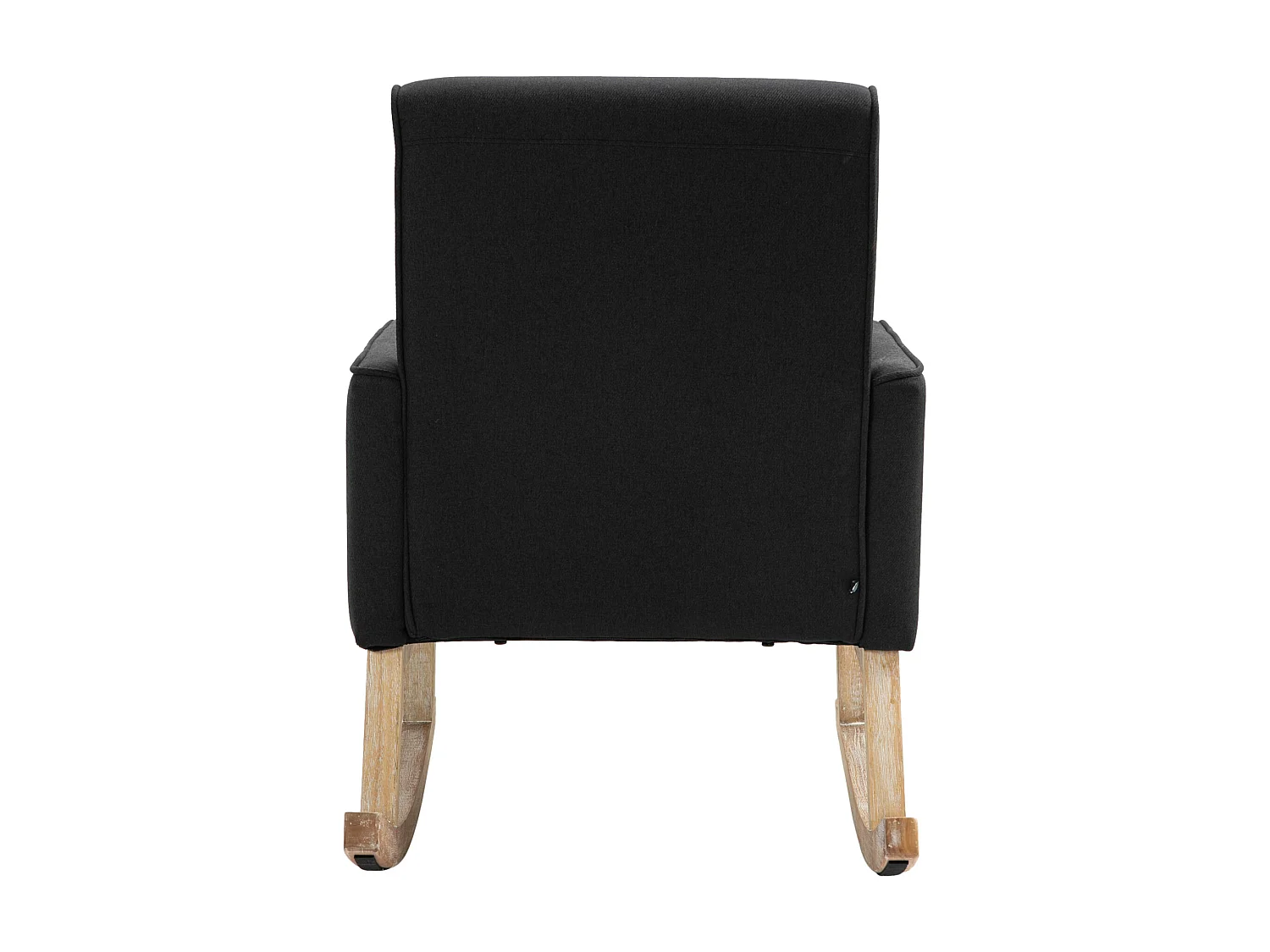 Fauteuil à bascule - Tissu - Noir - Dream