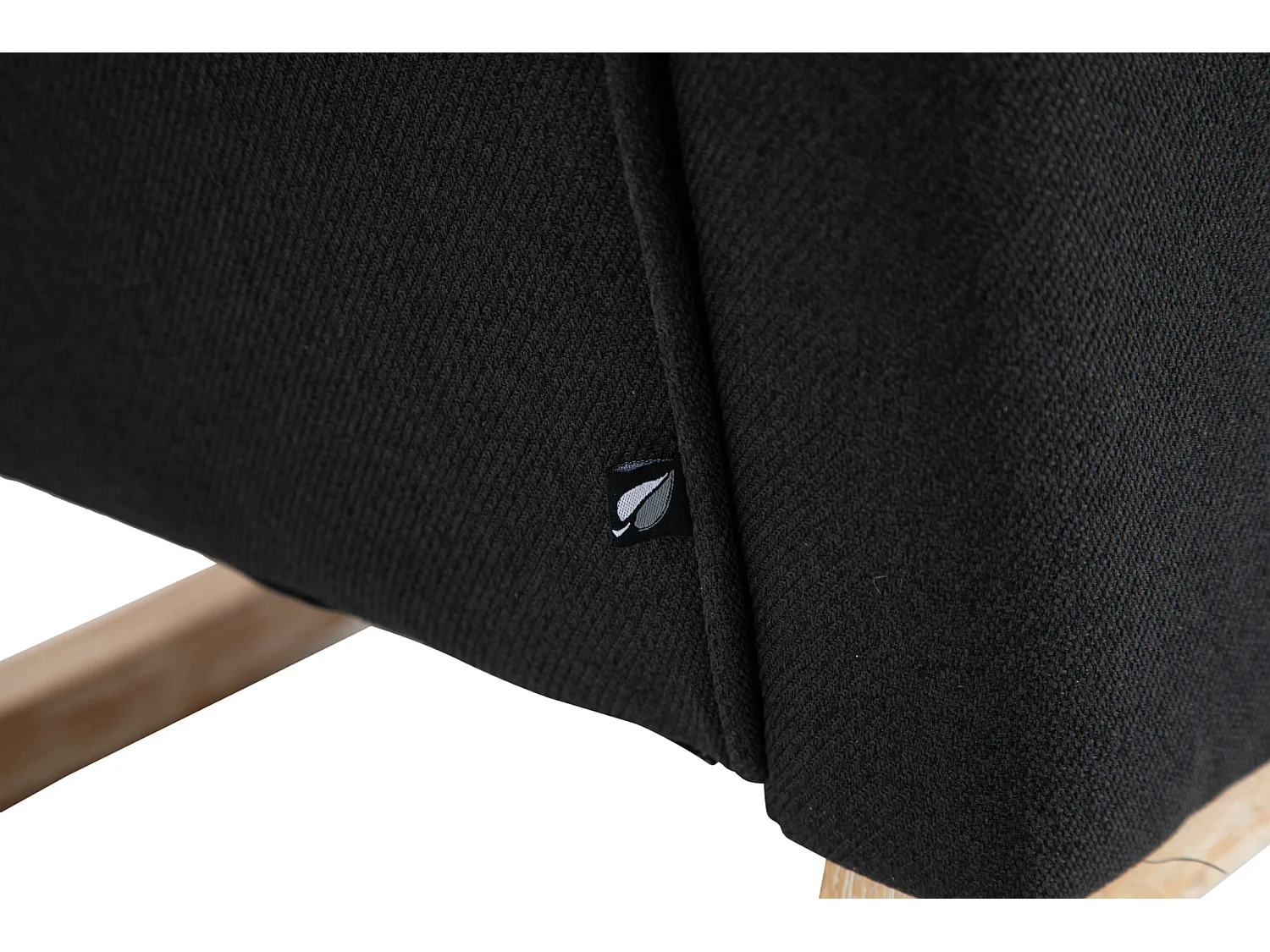 Fauteuil à bascule - Tissu - Noir - Dream