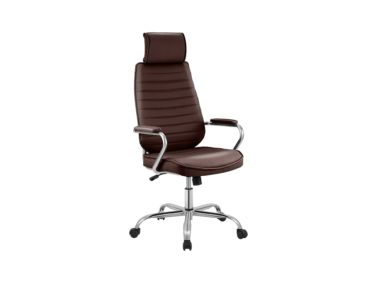 Chaise de bureau - Similicuir - Bordeaux - Rako