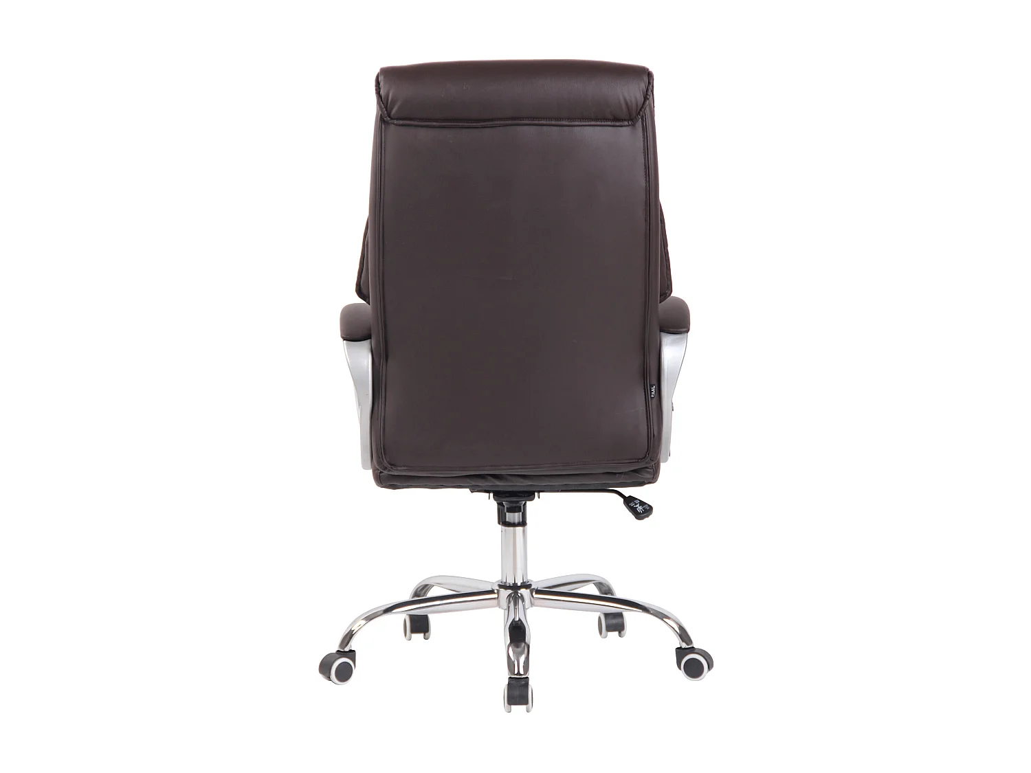 Chaise de bureau - Similicuir & Métal - Marron - Torro