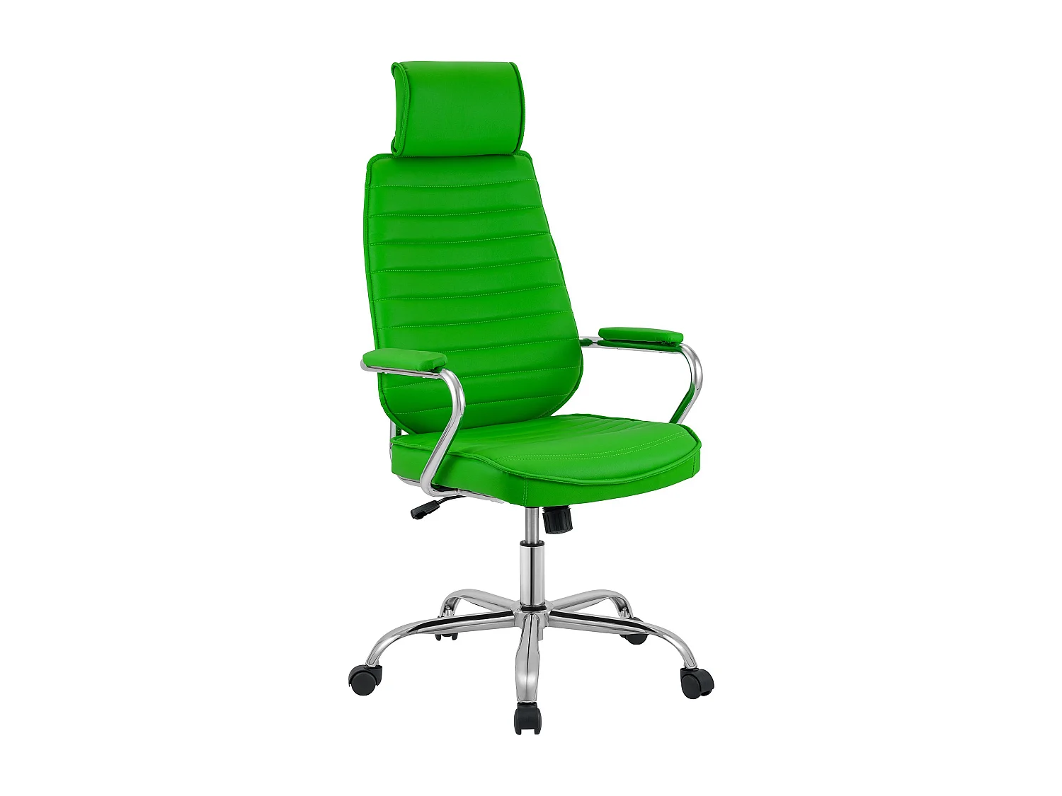 Chaise de bureau - Similicuir - Vert - Rako