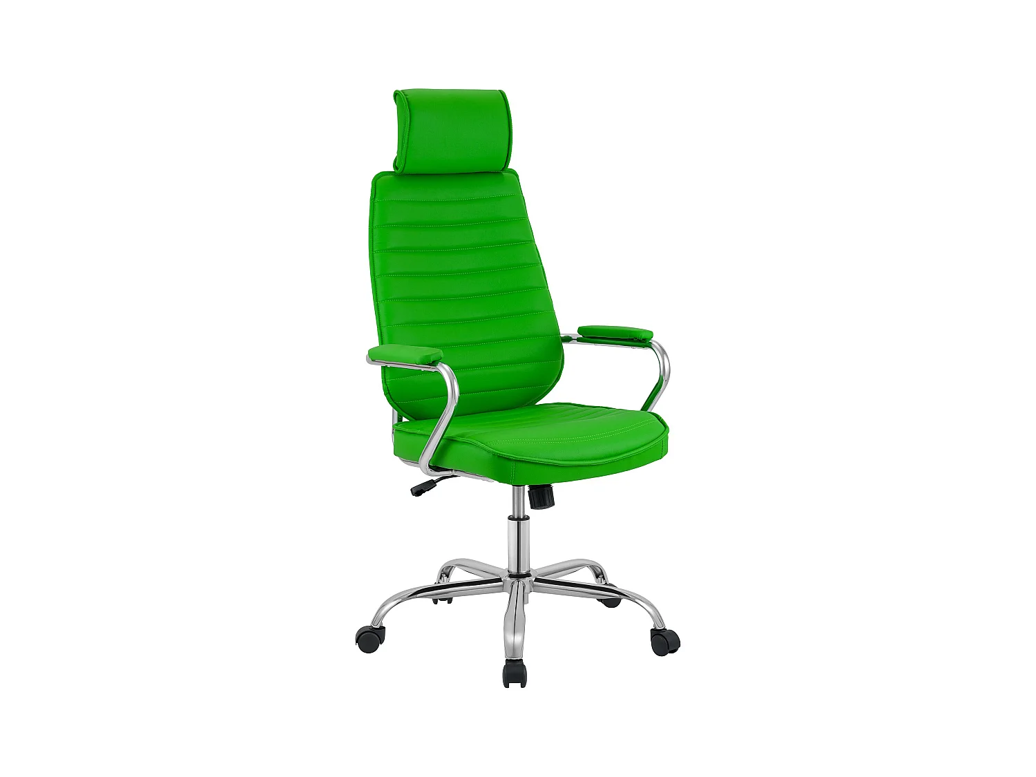 Chaise de bureau - Similicuir - Vert - Rako