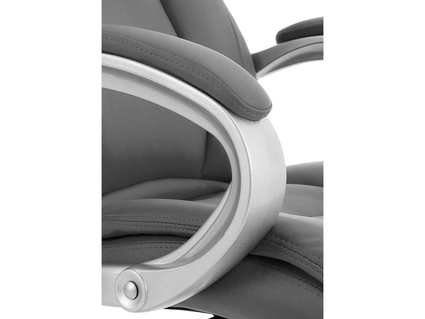 Bürosessel - Kunstleder - grau - Apoll XL