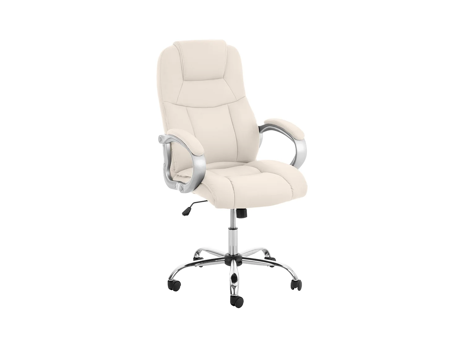 Chaise de bureau - Similicuir - Crème - Apoll XL