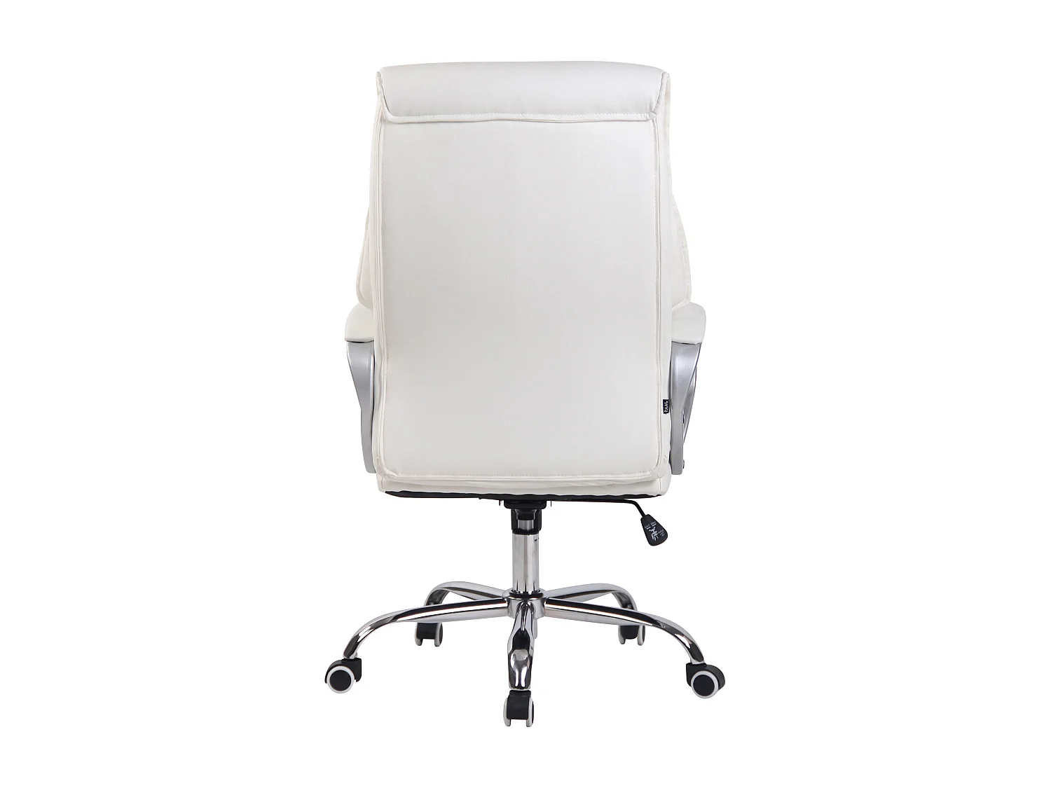 Chaise de bureau - Similicuir & Métal - Blanc - Torro