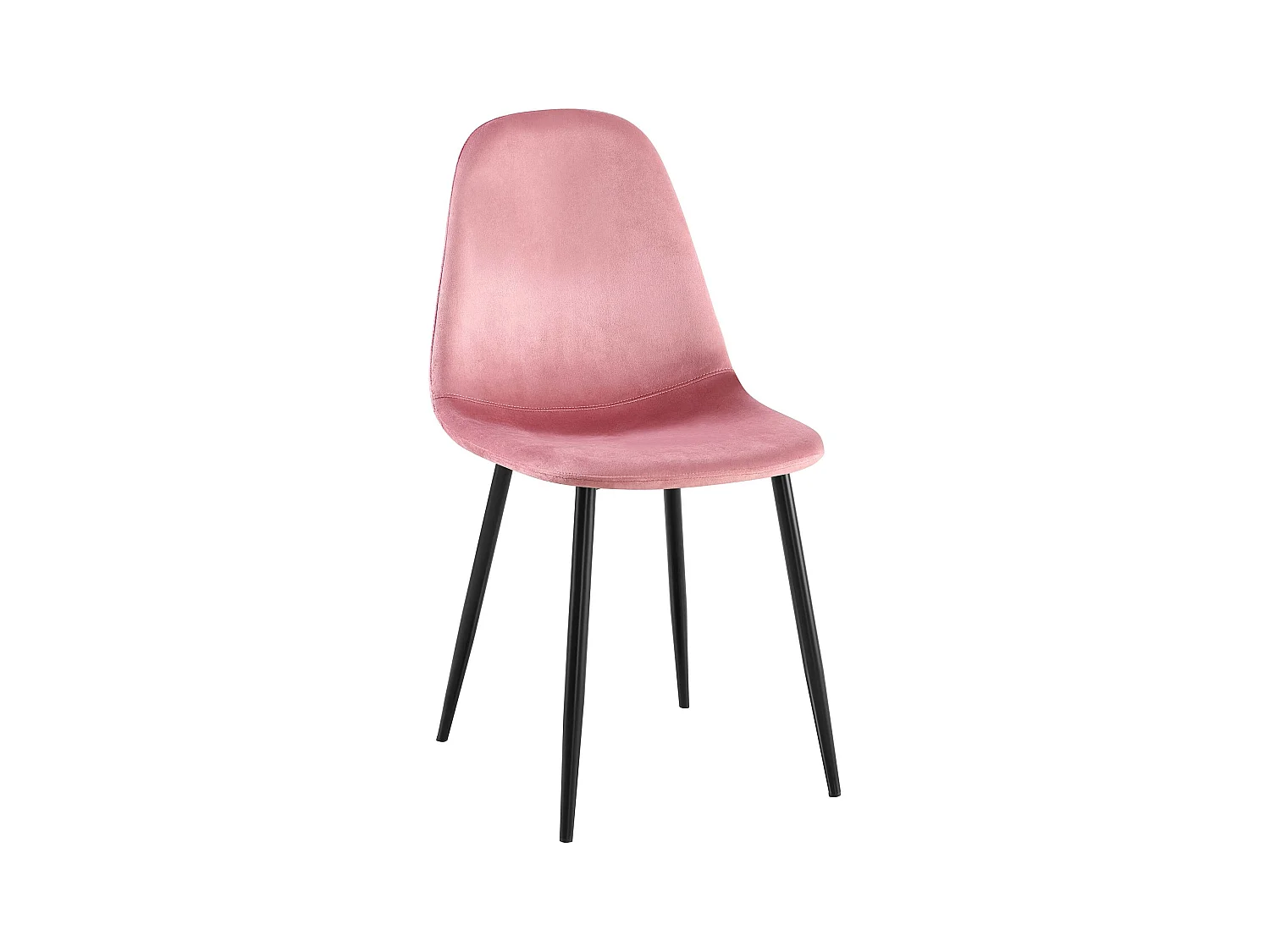 chaise salle à manger - Velours - Rose - Napier